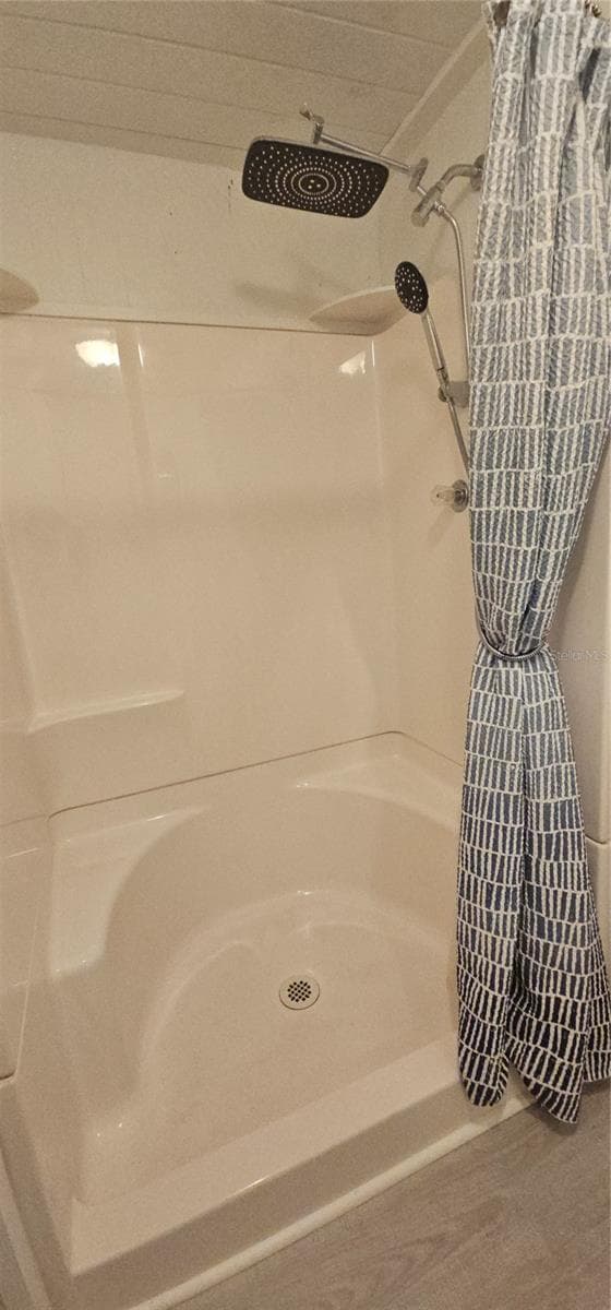 Shower in the master bathroom, - 6629 TOWER DR, HUDSON