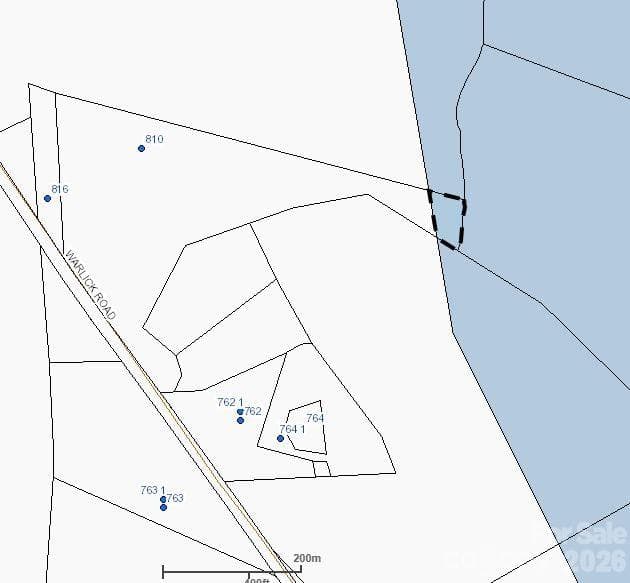 Plot Map 2nd Parcel ID# 63790 0.76 acres - 810 Warlick Road, Lawndale