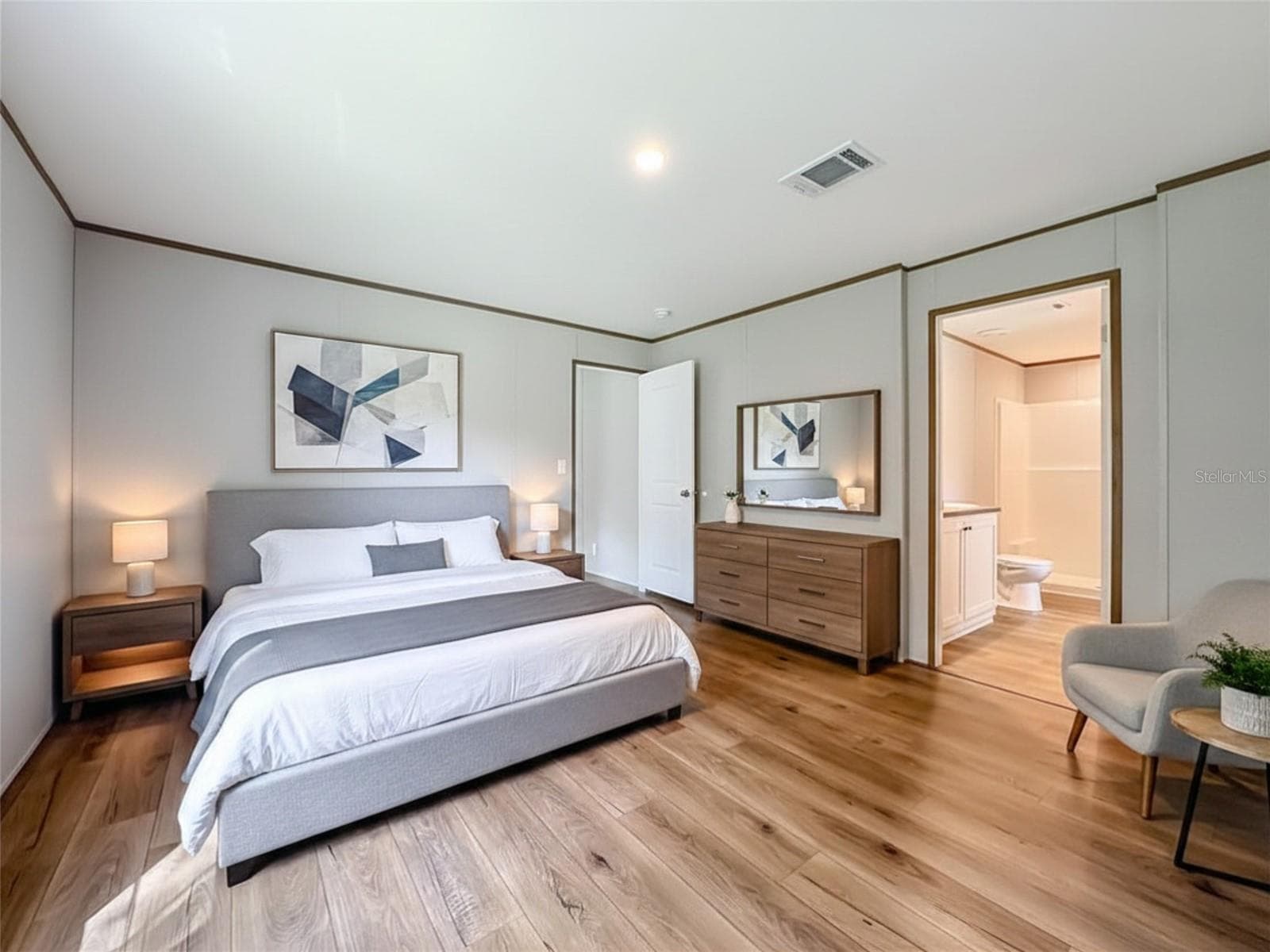 Primary Bedroom - Staged - 115 BETSY ROSS PL, SATSUMA
