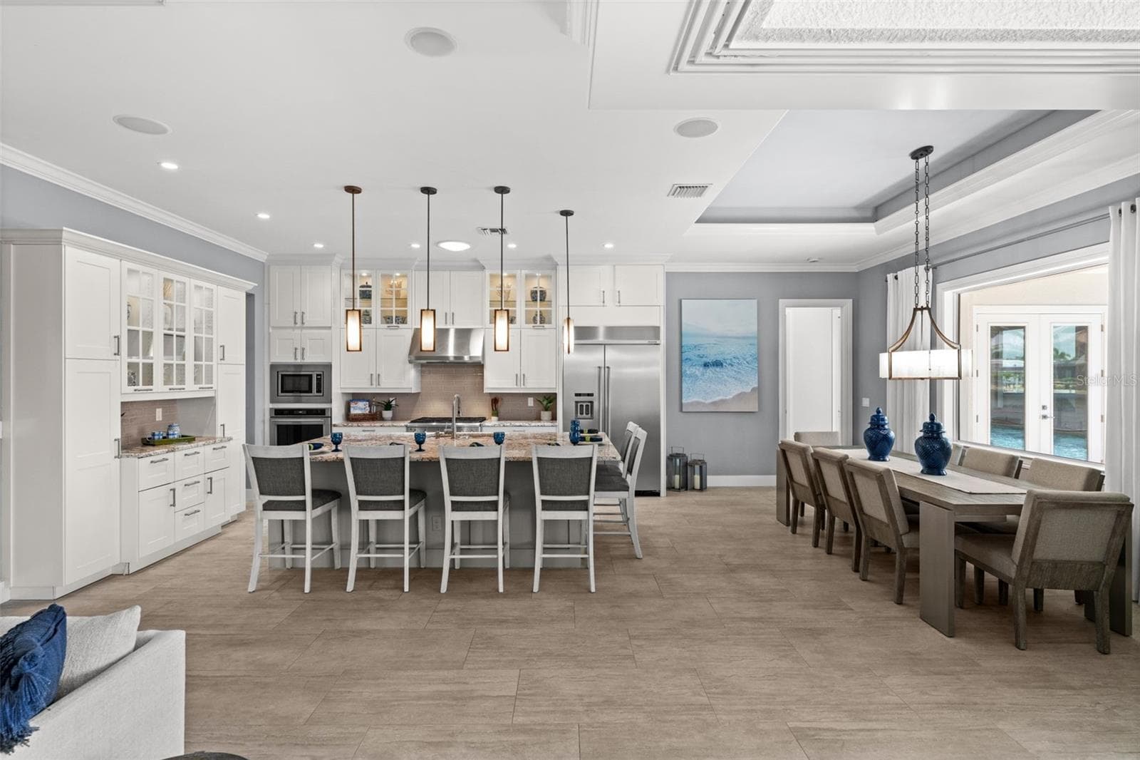 View of the kitchen and dining room - 105 SW 52ND ST, CAPE CORAL