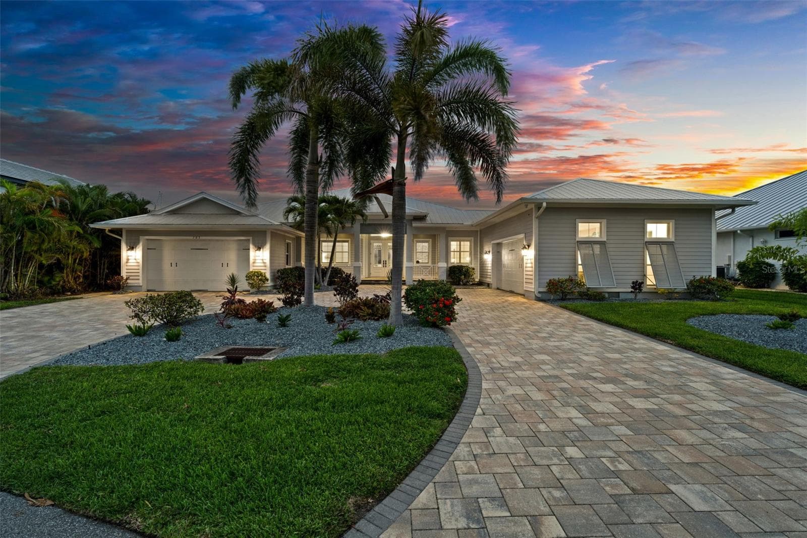 Evening view - 105 SW 52ND ST, CAPE CORAL
