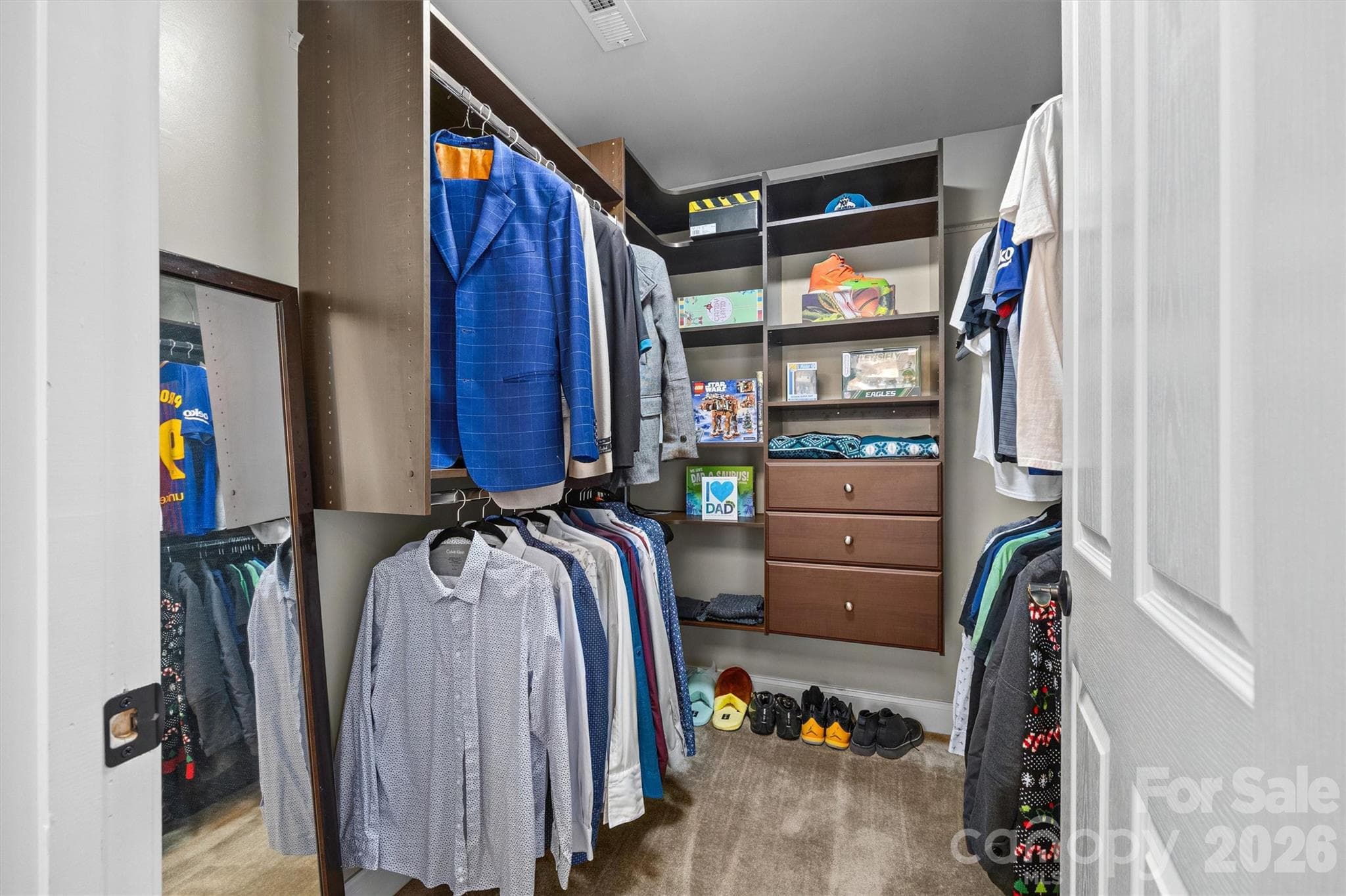 One of 2 walk-in closets - 121 Isle Run Drive, Mooresville