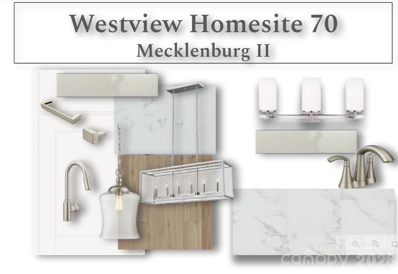 Interior color palette - Waxhaw