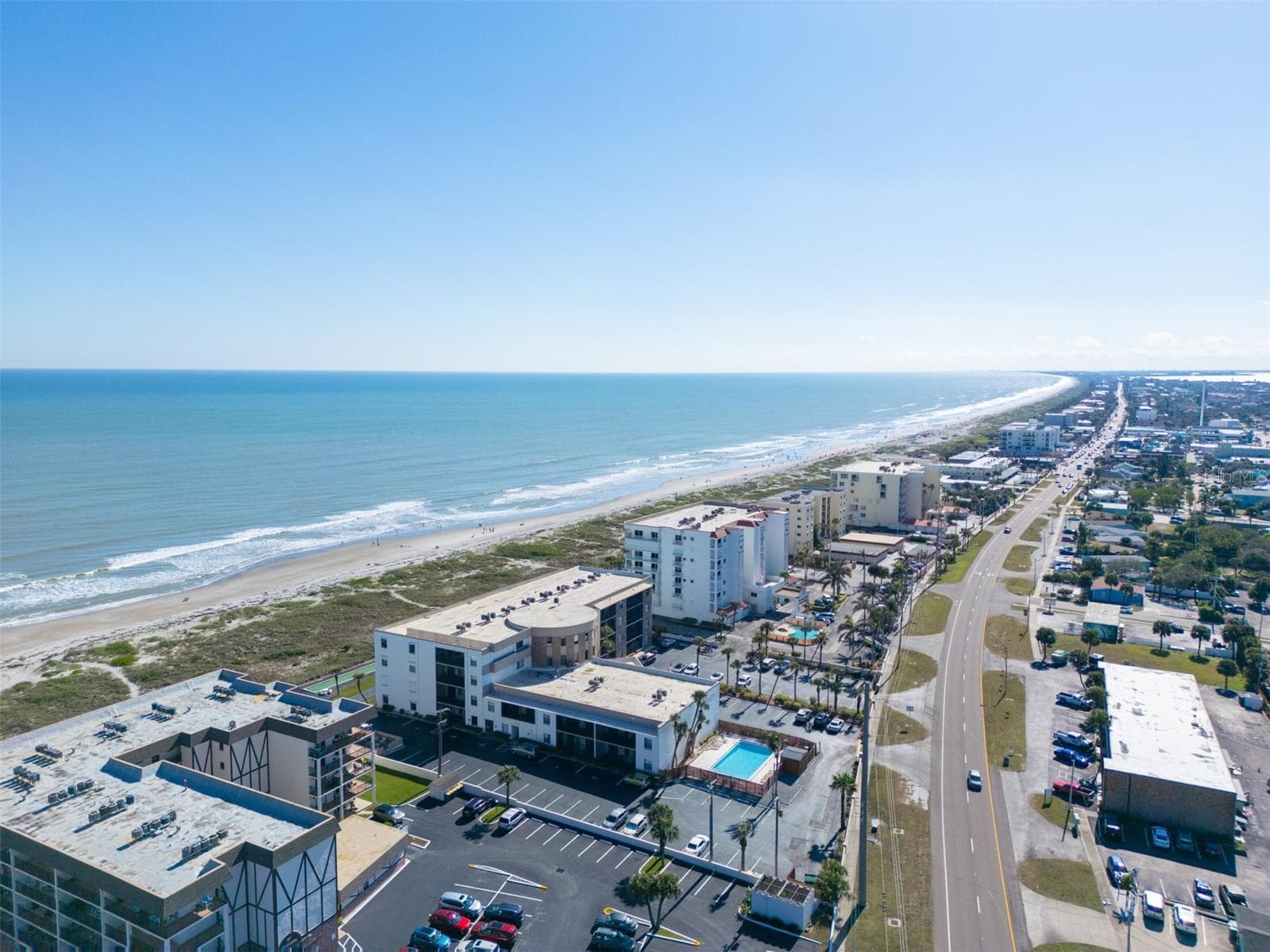 Aerial View South - 333 N ATLANTIC AVE #305, COCOA BEACH