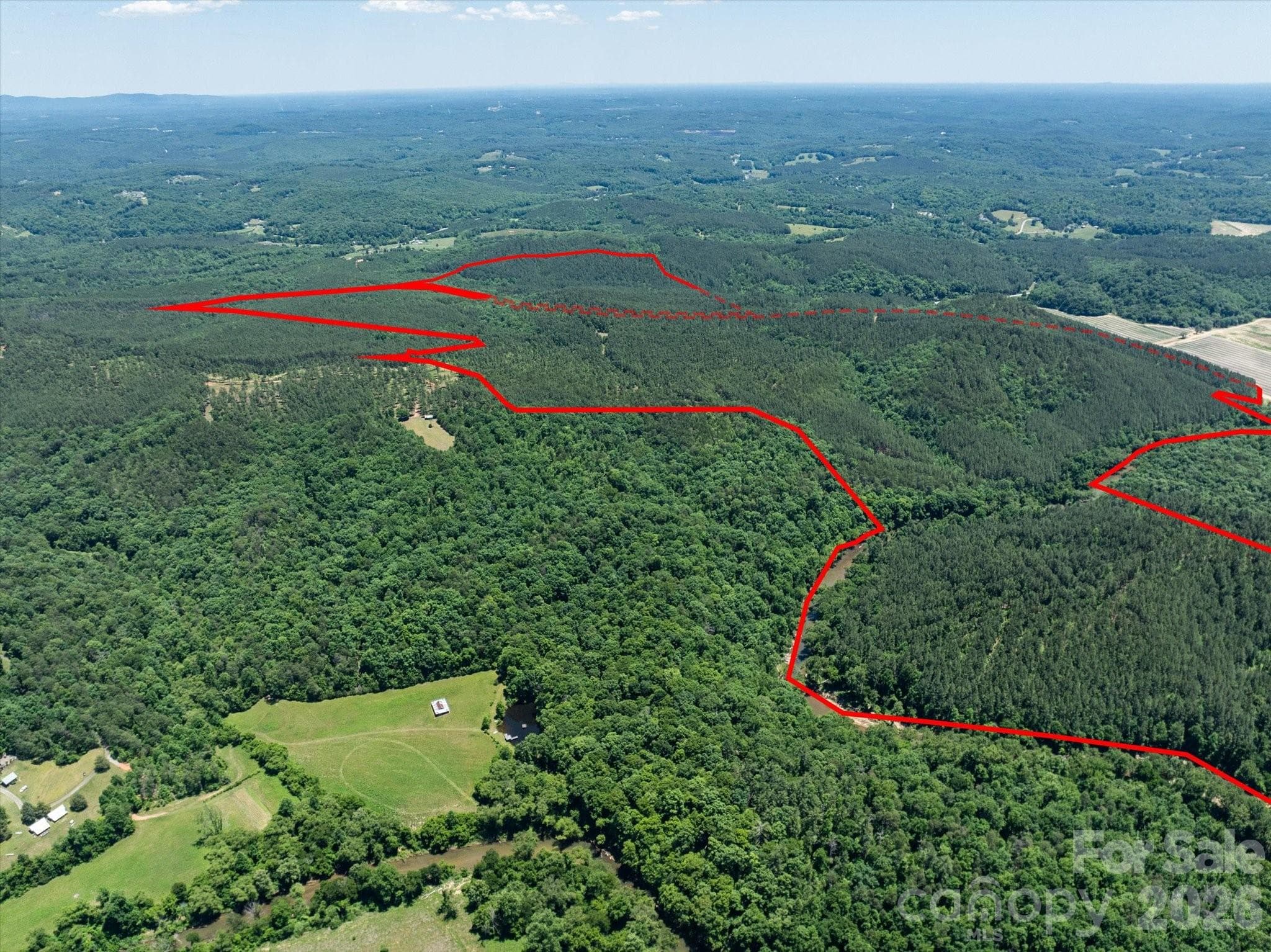 Aerial looking to the SE - again note Broad River frontage. - Rutherfordton