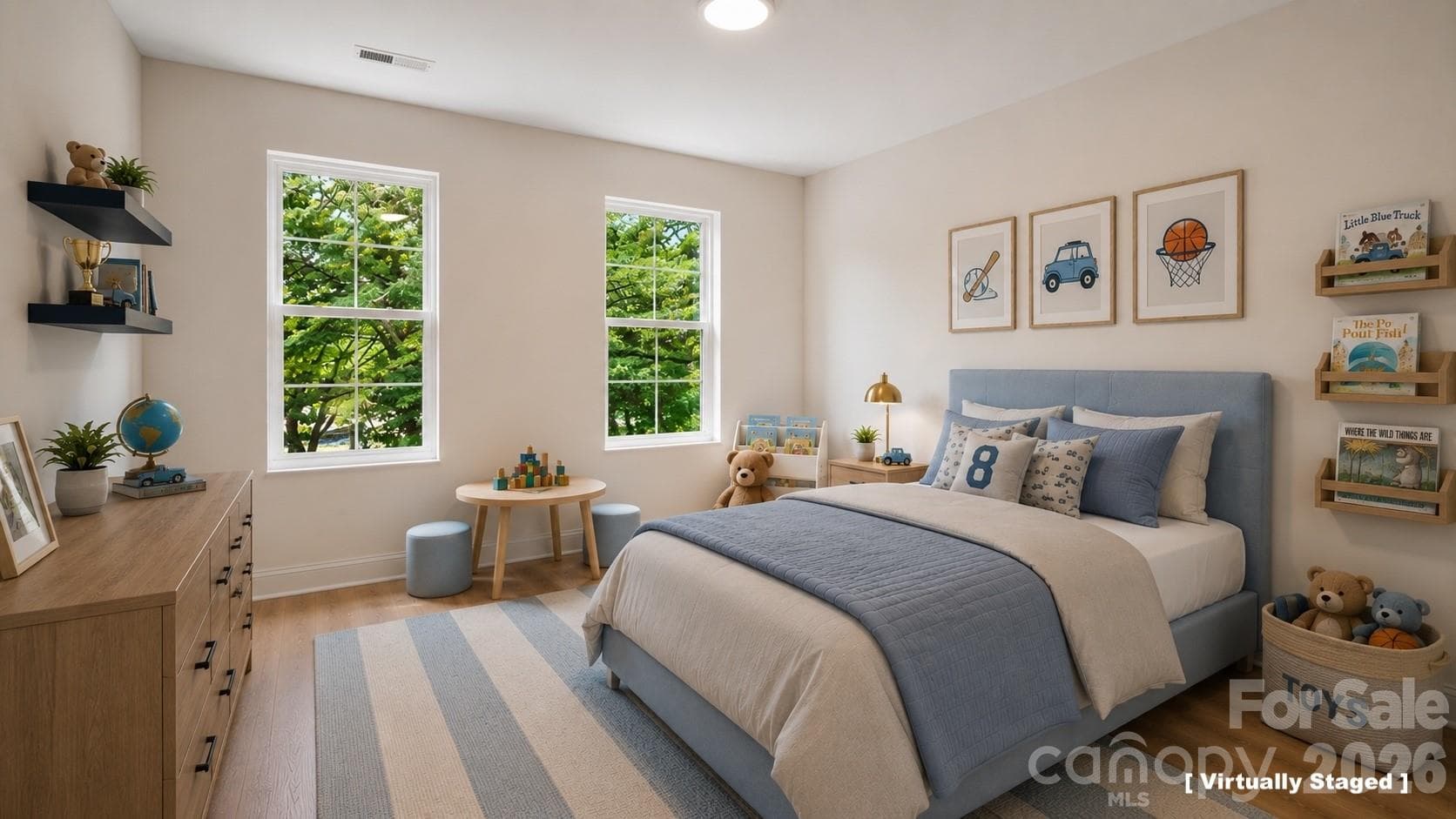 Bedroom 4 (Virtually Staged) - 13214 S Church Street, Huntersville