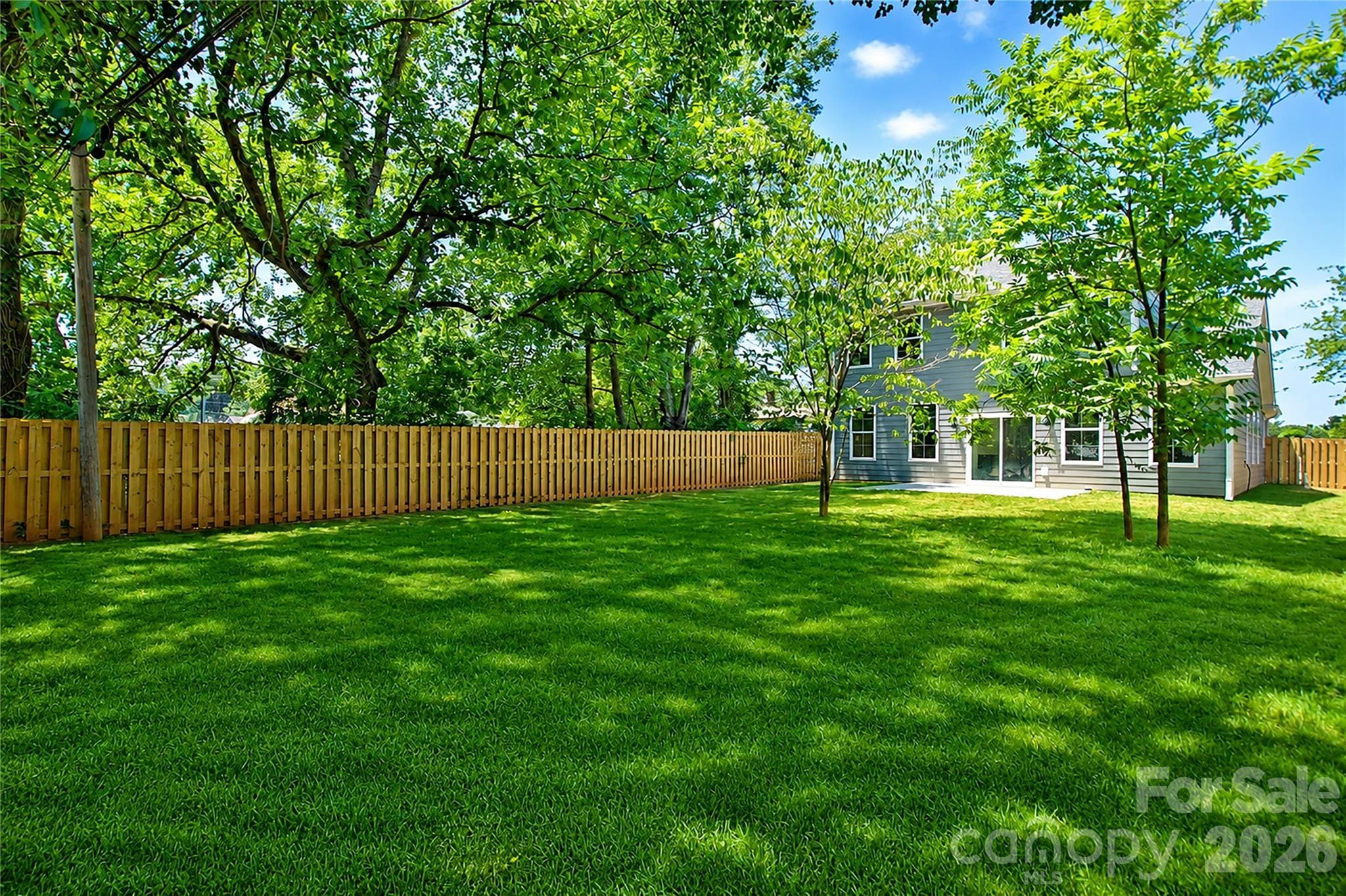 Fully Fenced Back Yard - 13214 S Church Street, Huntersville