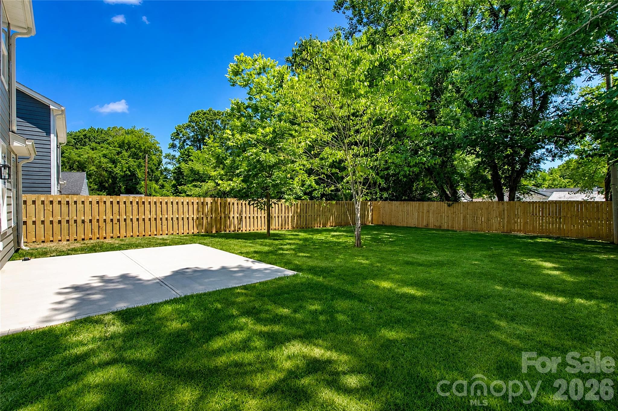 Fully Fenced Back Yard - 13214 S Church Street, Huntersville