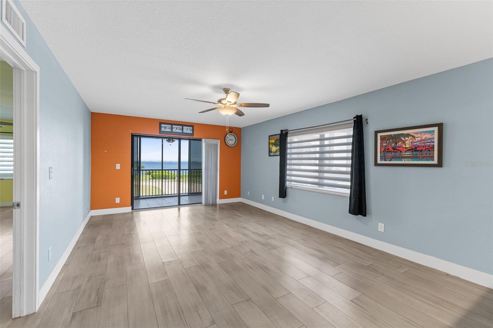 Living Space and Balcony River View - 3165 N ATLANTIC AVE #B209, COCOA BEACH