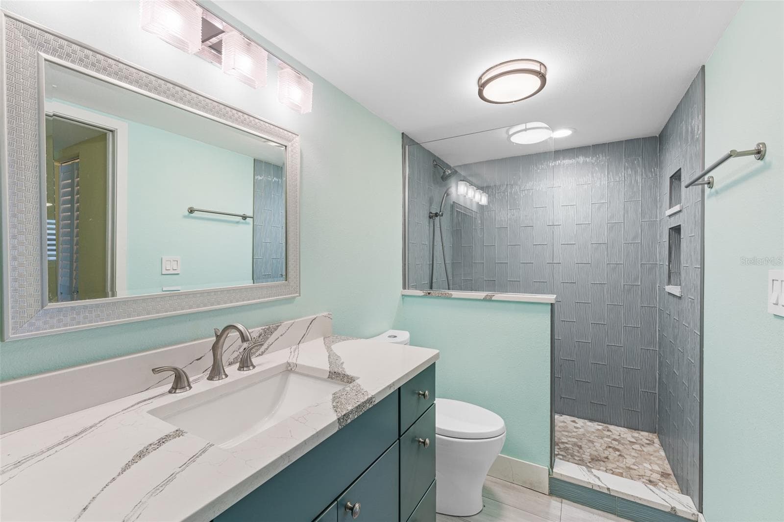 Primary Bath - 3165 N ATLANTIC AVE #B209, COCOA BEACH