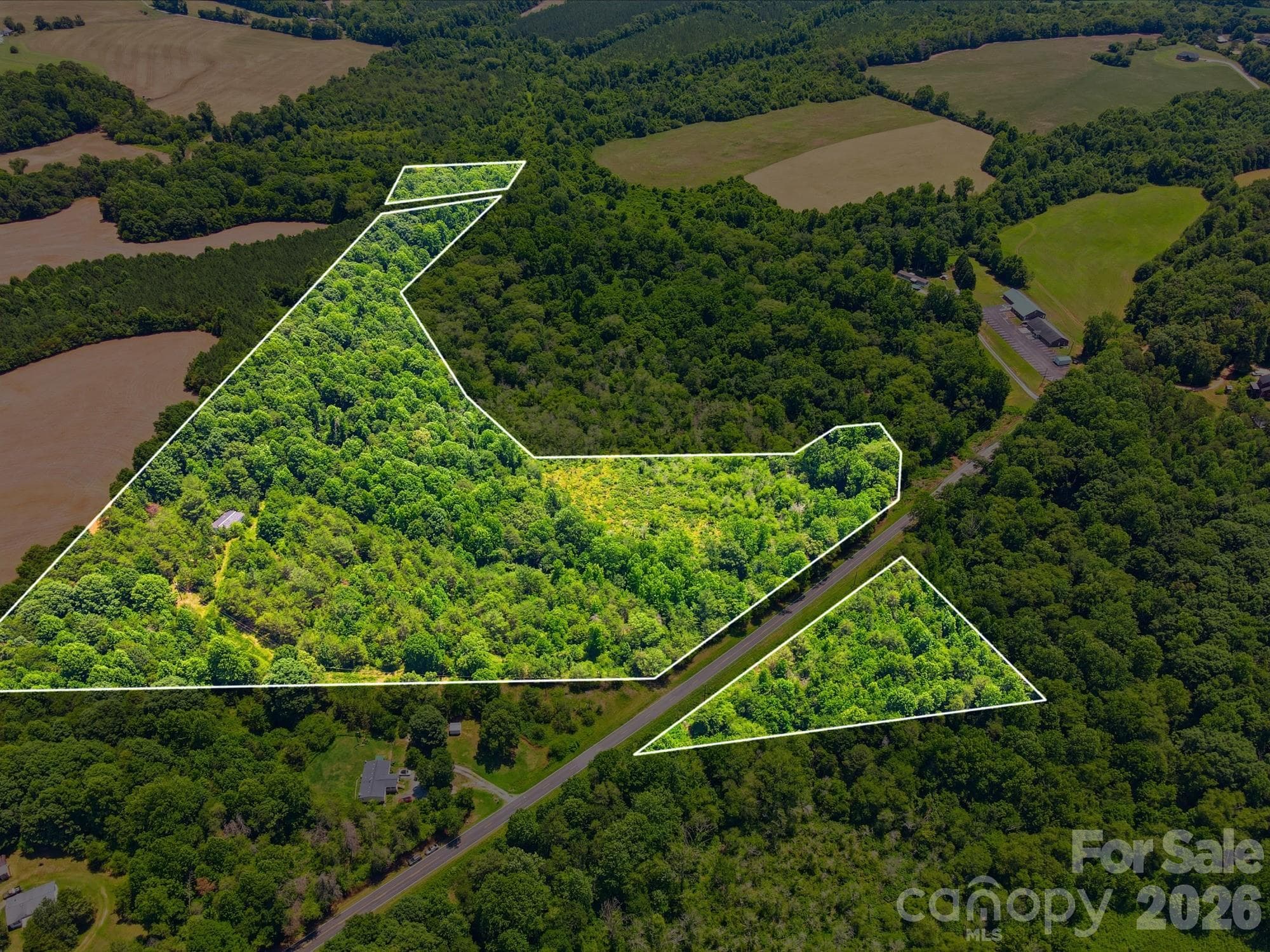 Approx. Lot Lines for all parcels 20.50 acres - 810 Warlick Road, Lawndale