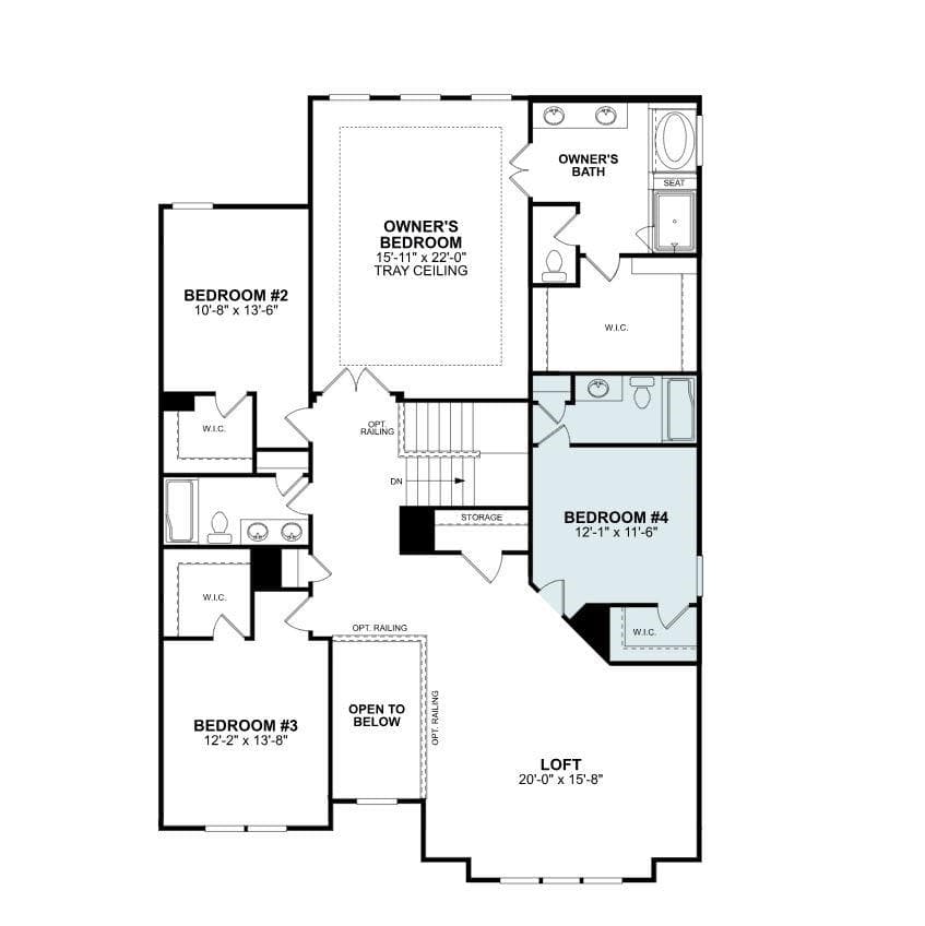 Second floor - Huntersville