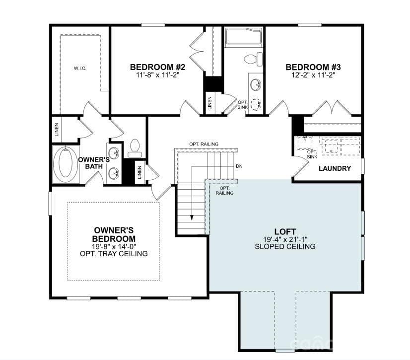 Second floor - 629 Willoughby Park Drive, Monroe