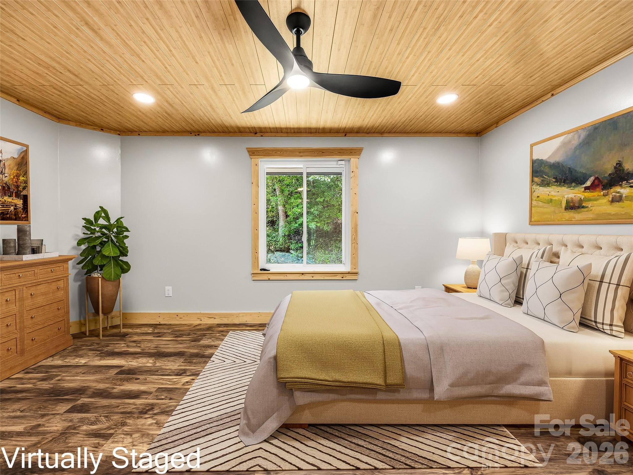 virtually staged - Pisgah Forest