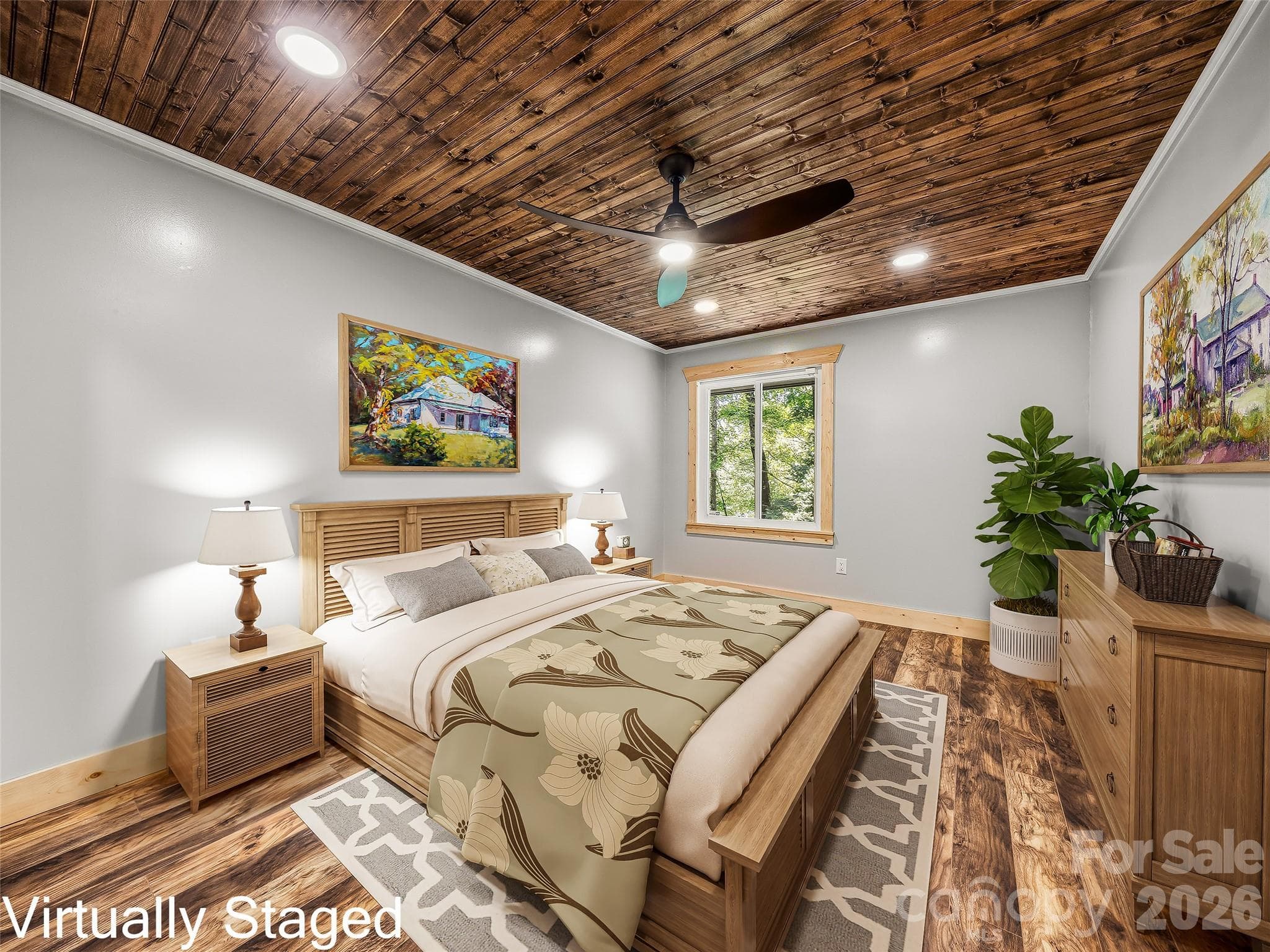 virtually staged - Pisgah Forest