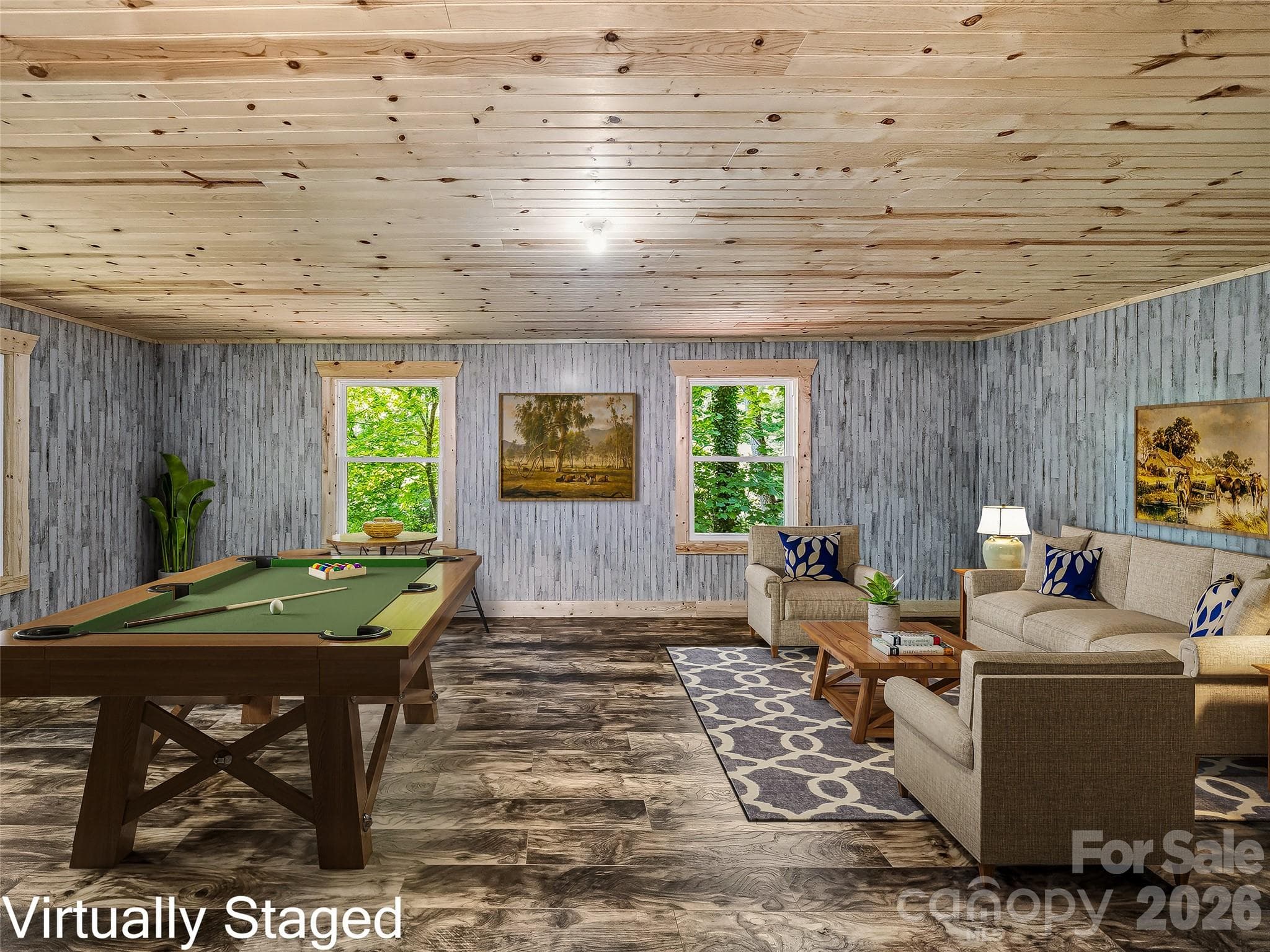 virtually staged - Pisgah Forest