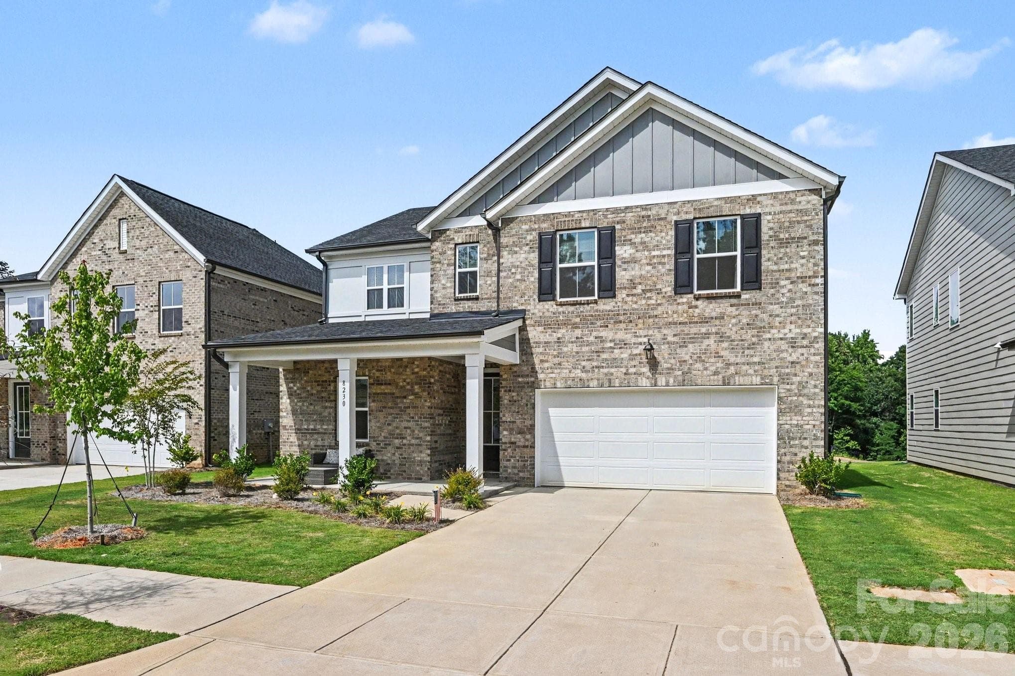 Full Brick Exterior w/ covered porch - 8230 Franklin Trail Street, Charlotte