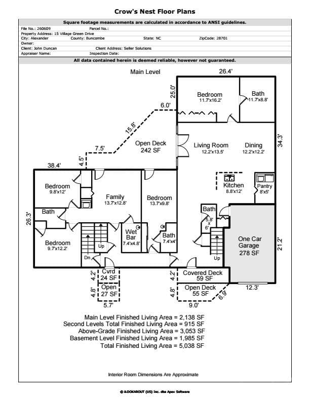 Single Family Residence at 15 Village Green Drive, Alexander, photo 46 of 48