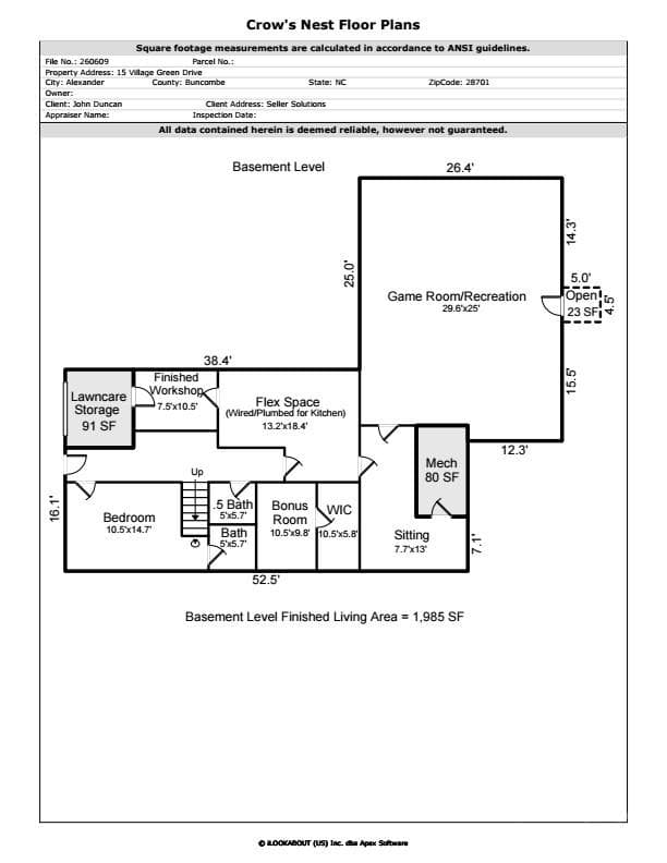 Single Family Residence at 15 Village Green Drive, Alexander, photo 48 of 48