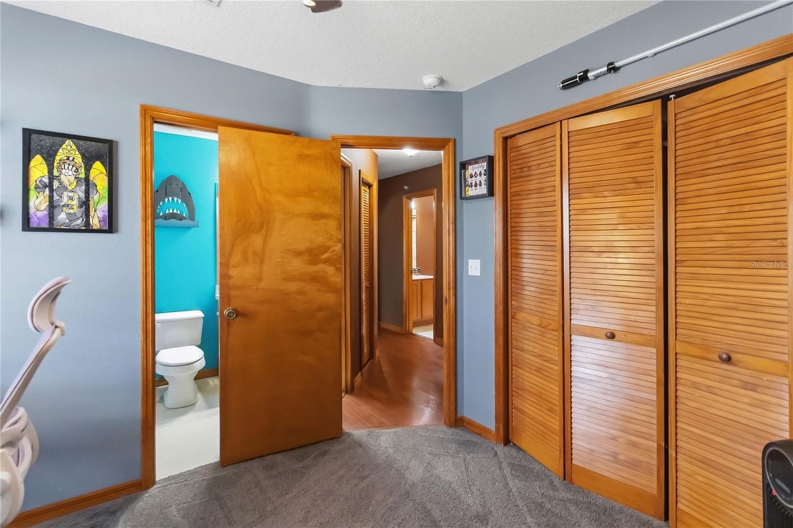 Bedroom 4 with access to Hallway and Pool Bath - 2207 DEATA CT, ST CLOUD