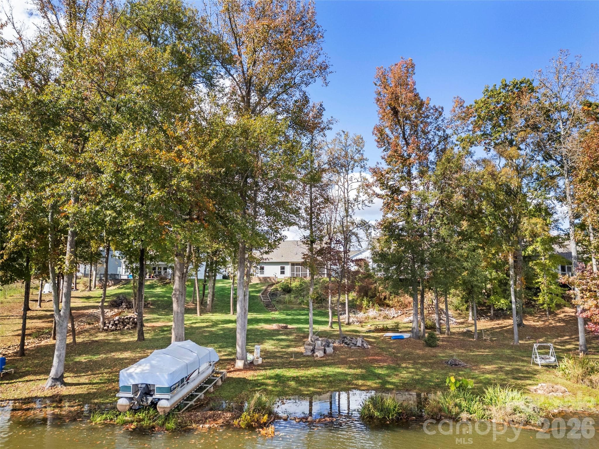 on shore, boat slide - 25566 Seagull Drive, Lancaster