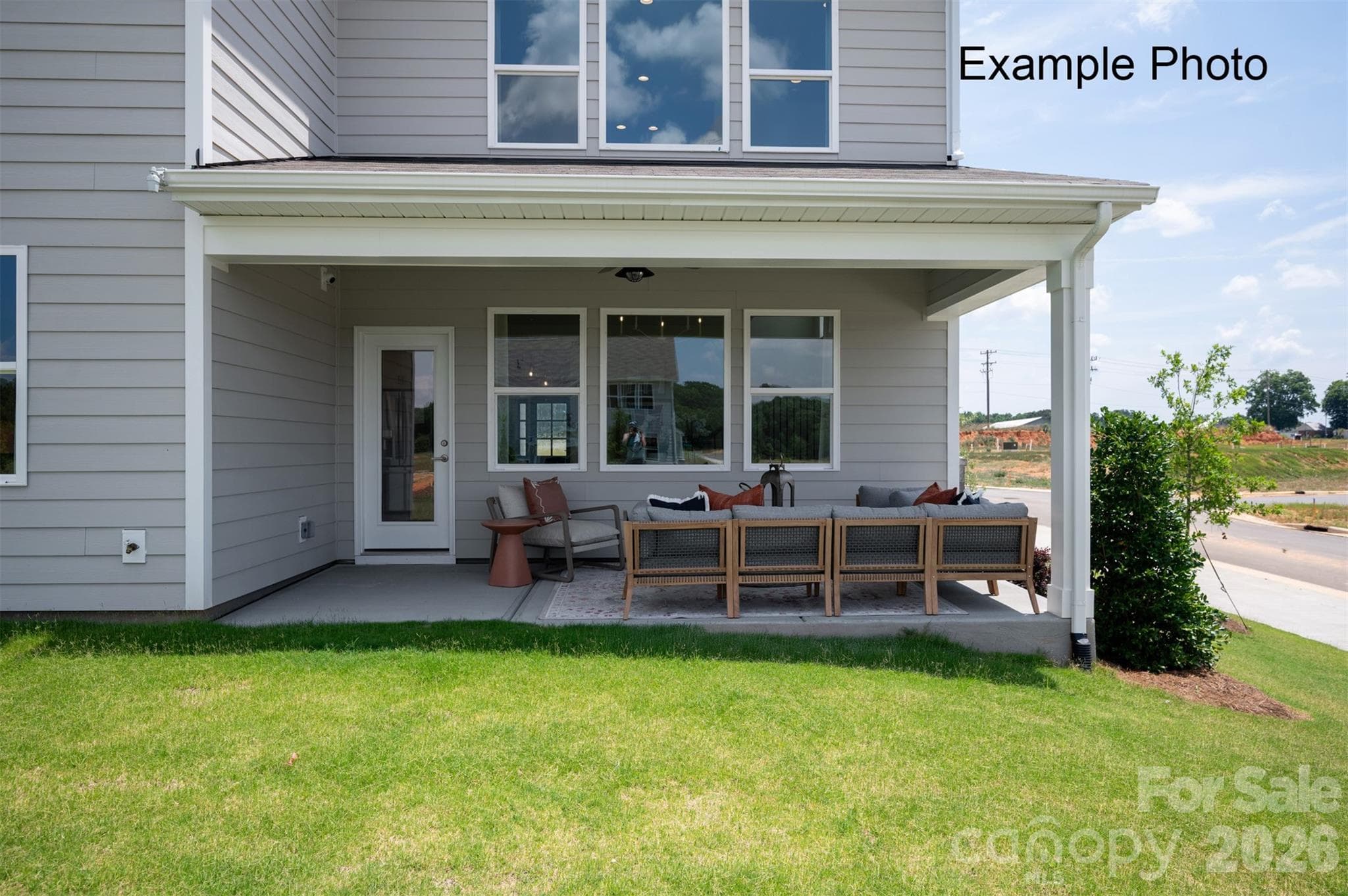 Example Photo - Rear Covered Patio - Indian Trail