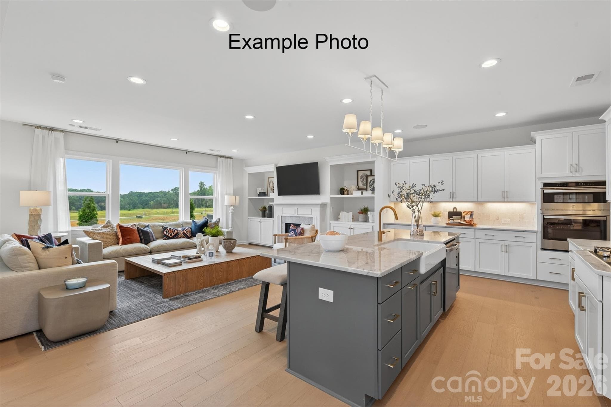 Example Photo -Kitchen/Family Room - 4709 Hopsack Drive, Indian Trail