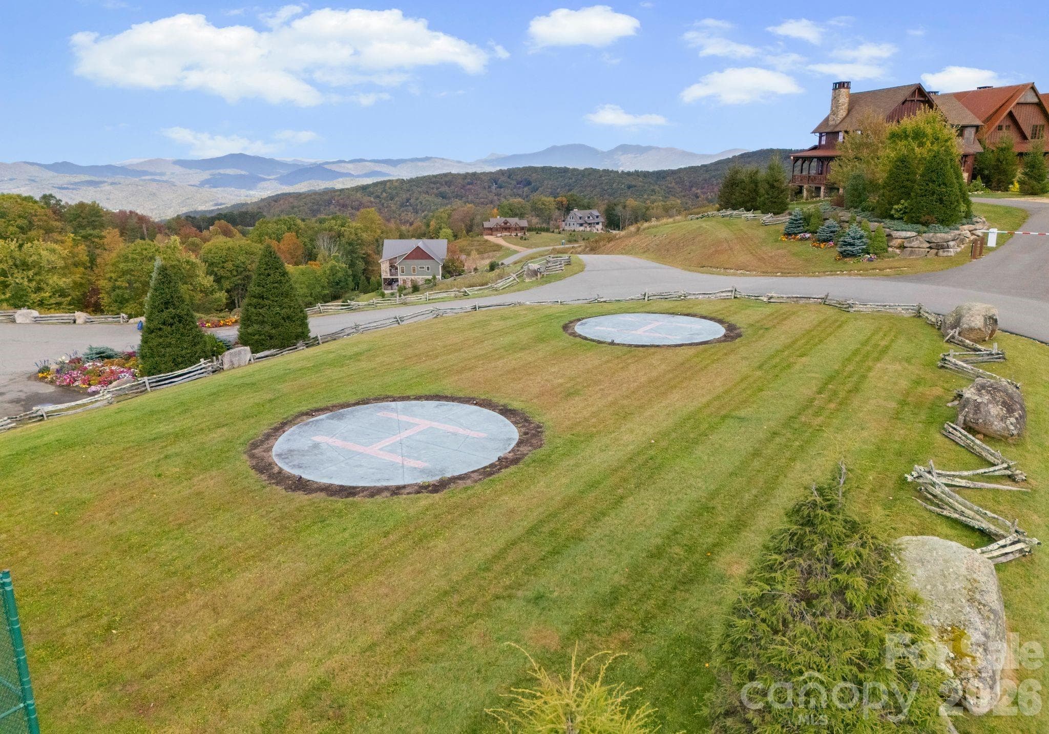 Helipads at North Pavilion - 1030 High Valley Overlook, Banner Elk