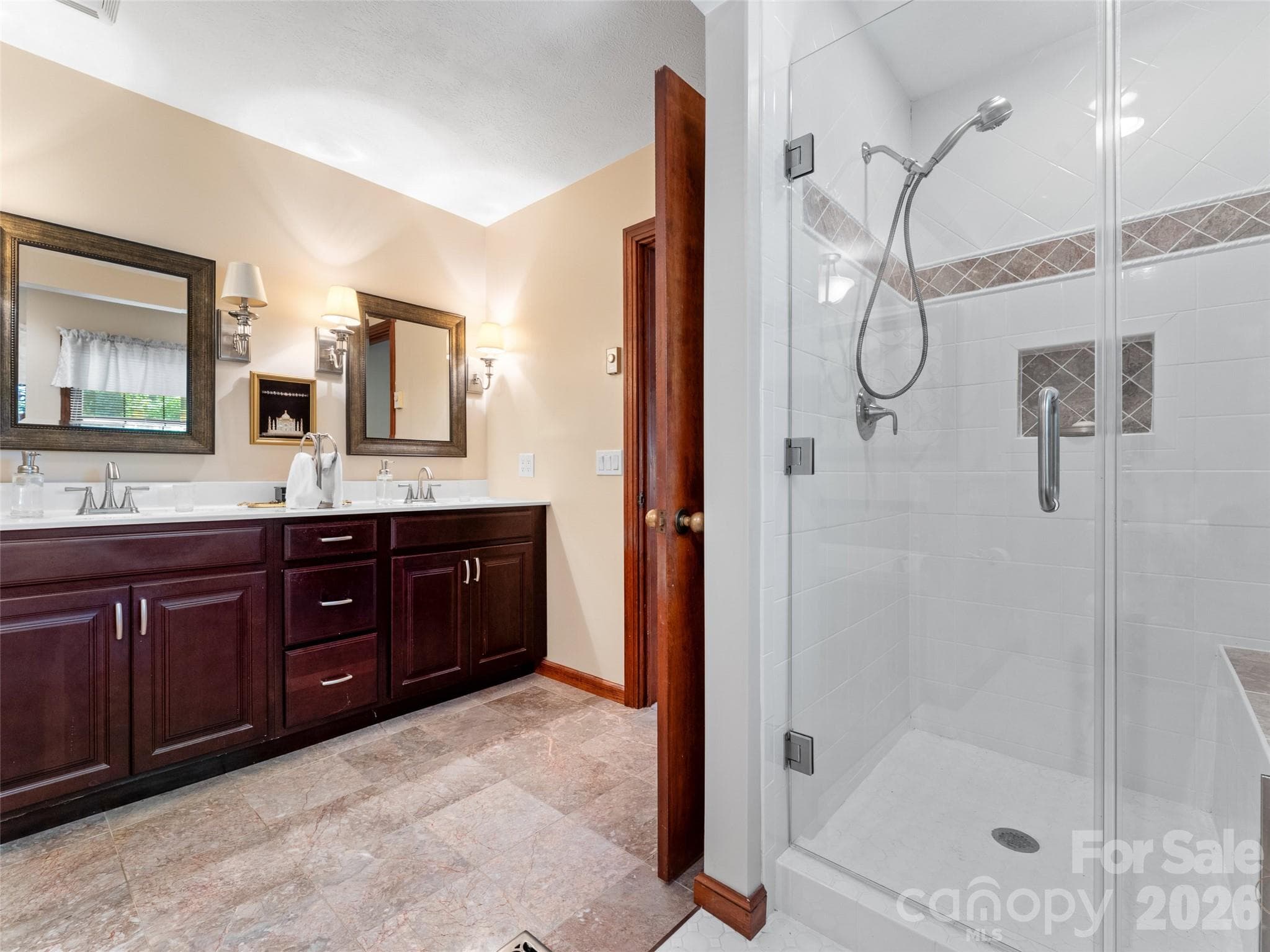 Primary Bath with Walk-in Shower - 3 Westbridge Drive, Hendersonville