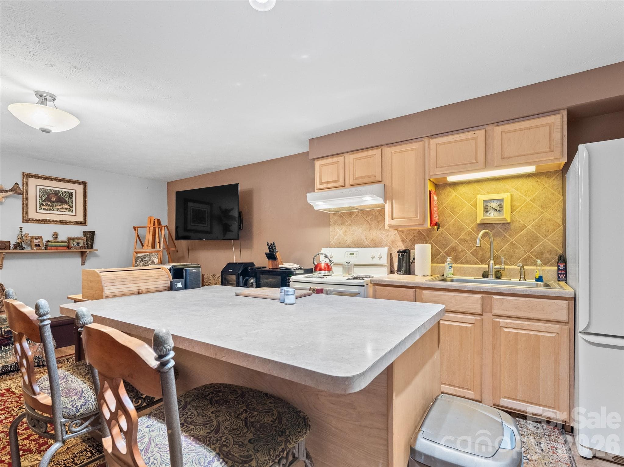 Kitchen Area in Great Room - 3 Westbridge Drive, Hendersonville