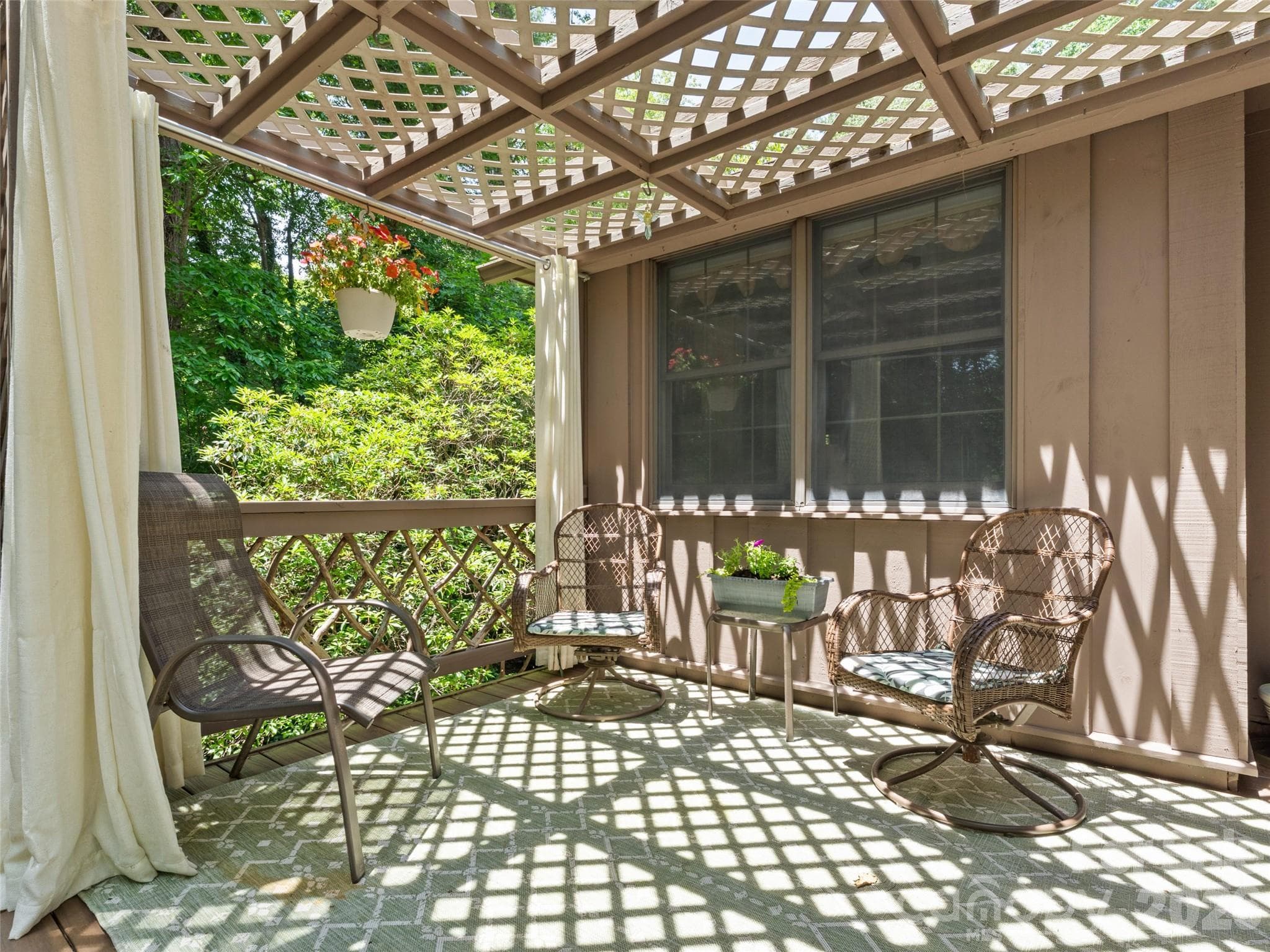 Pergola Area of Deck - 3 Westbridge Drive, Hendersonville
