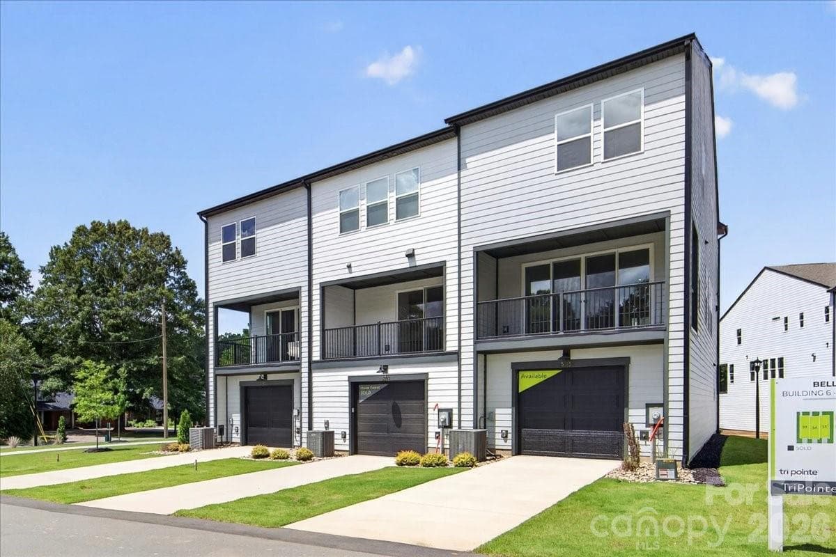 Rear load garage and covered outdoor living - Charlotte