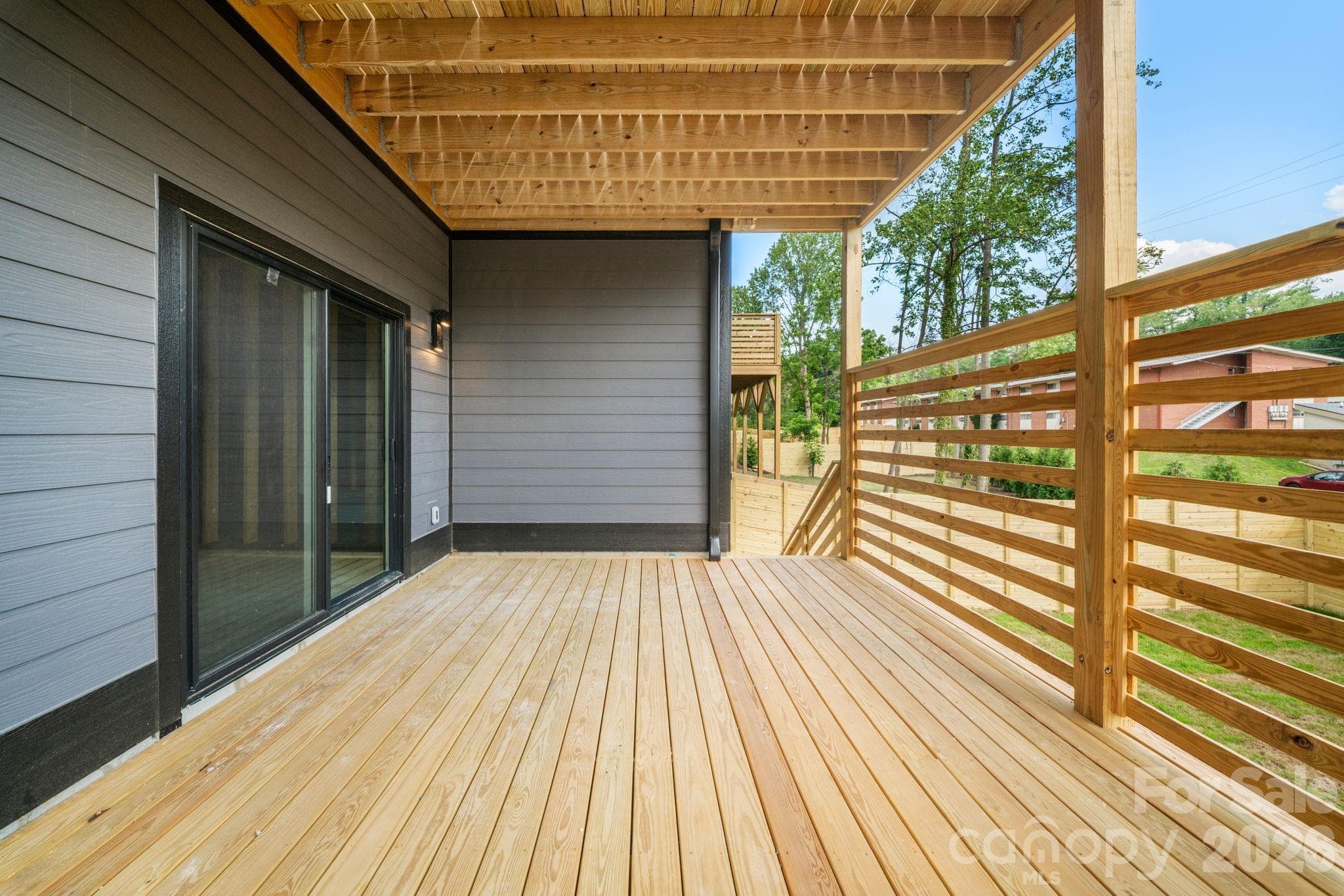 Lower covered deck - 41 Johnson Drive, Asheville
