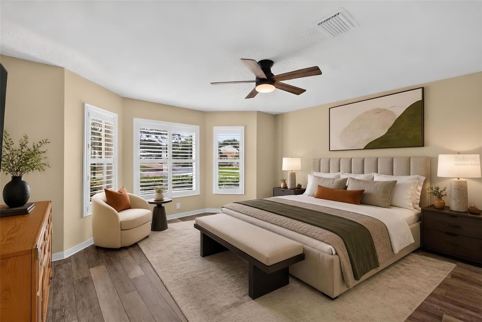 Second Bedroom - Virtually Staged - 522 LOMA PASEO DR, THE VILLAGES