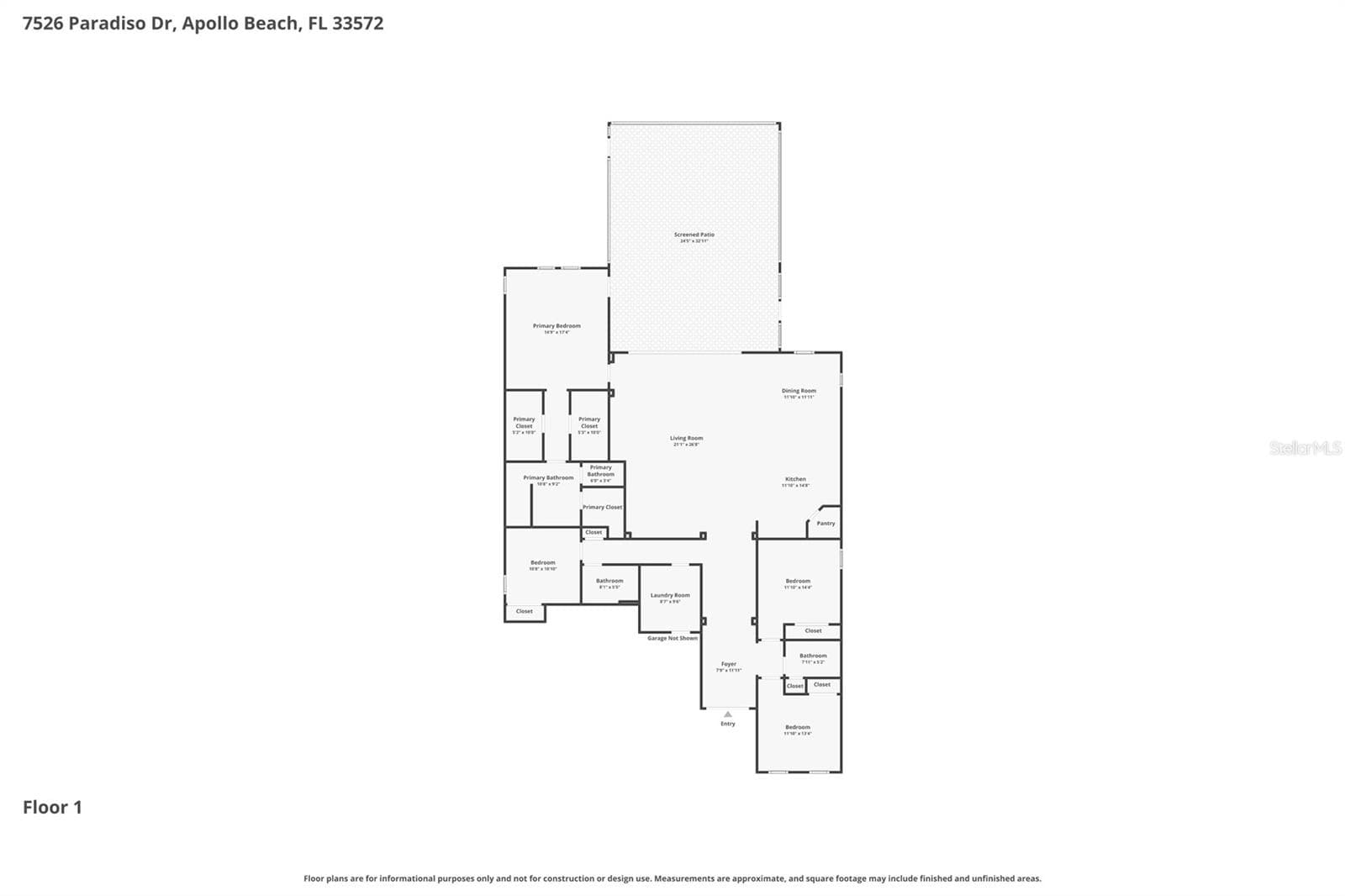 Single Family Residence at 7526 PARADISO DR, APOLLO BEACH, photo 2 of 33