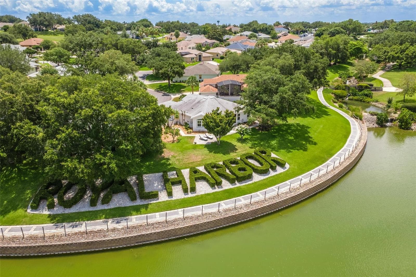 Aerial of home - 3354 SAINT LUCIA CT, TAVARES
