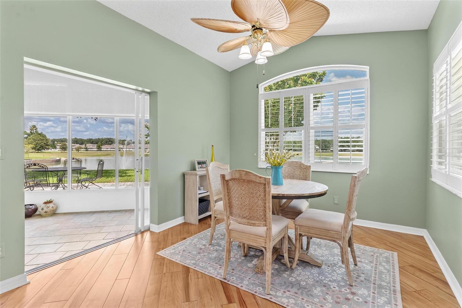 Breakfast Nook/Morning Room, lake views - 3354 SAINT LUCIA CT, TAVARES