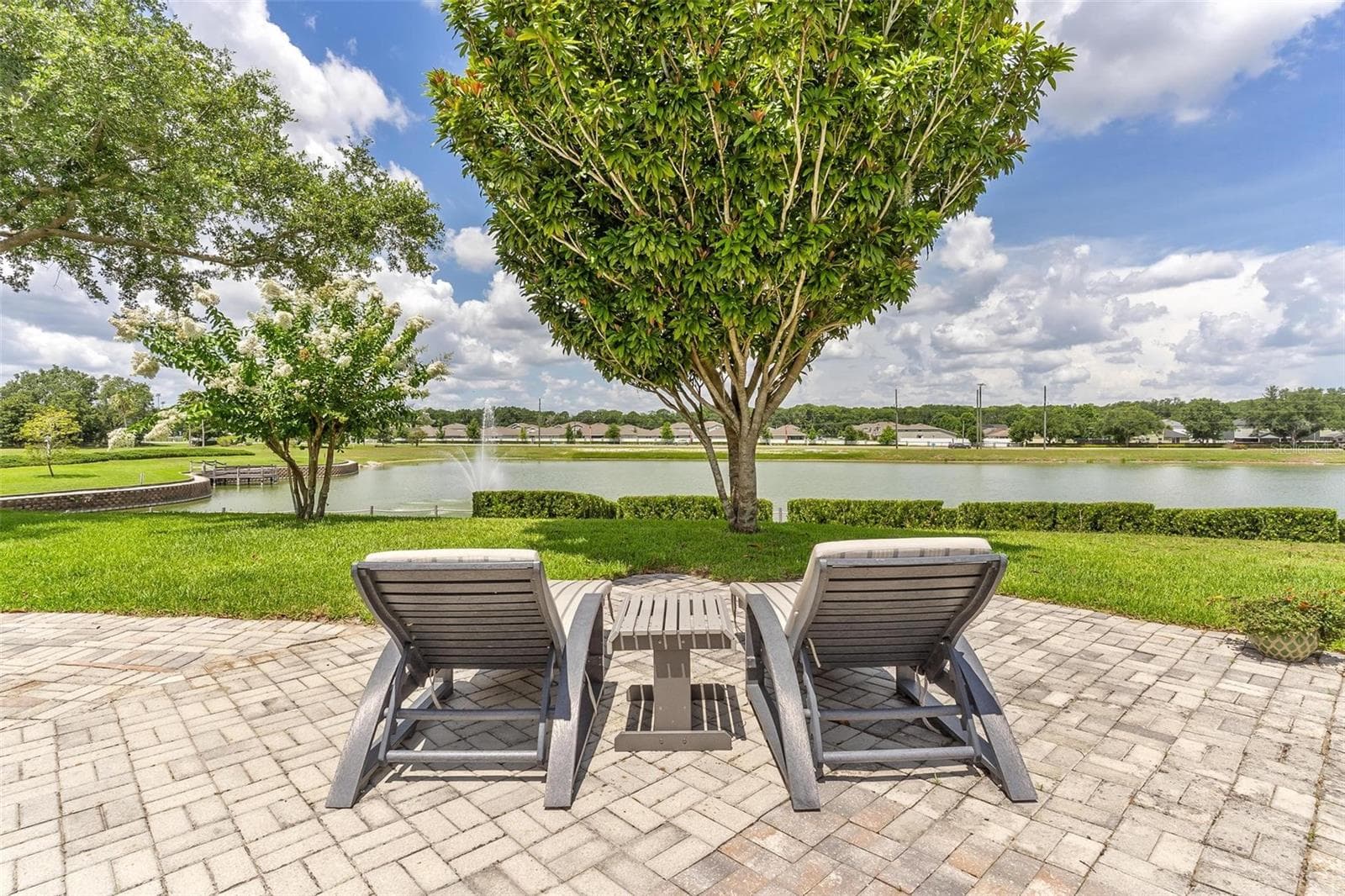 Pavered Patio with a great view! - 3354 SAINT LUCIA CT, TAVARES