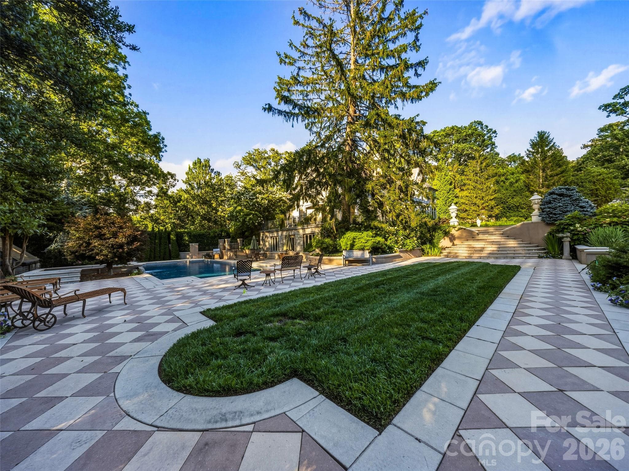 The Bocci court - Biltmore Forest