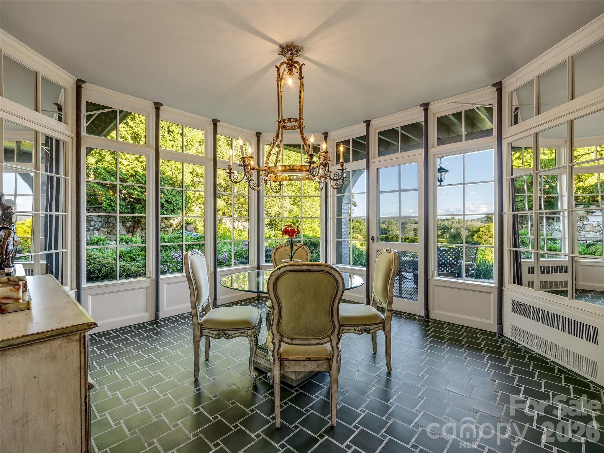 Sun room - Biltmore Forest