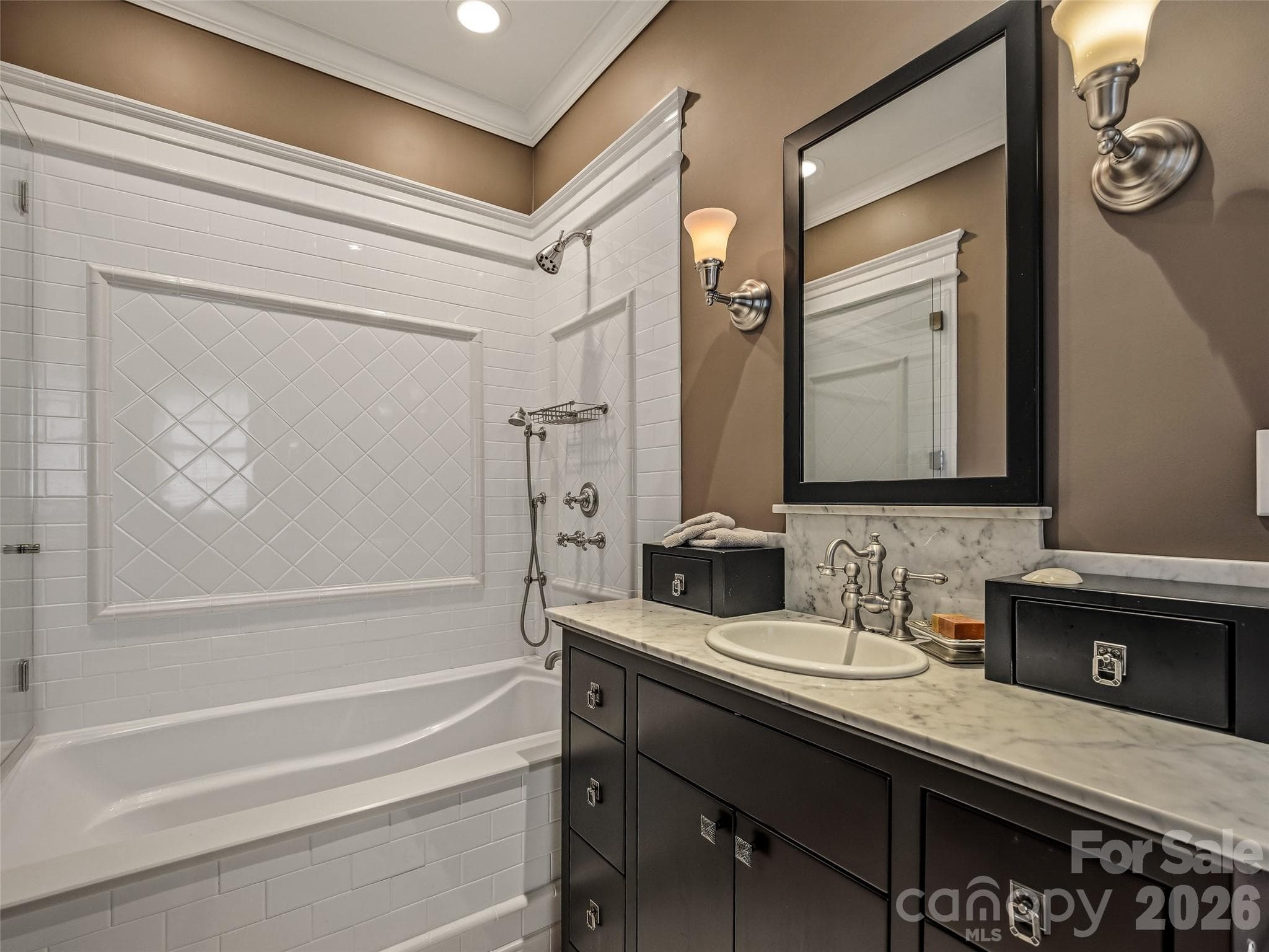 Guest bath - Biltmore Forest