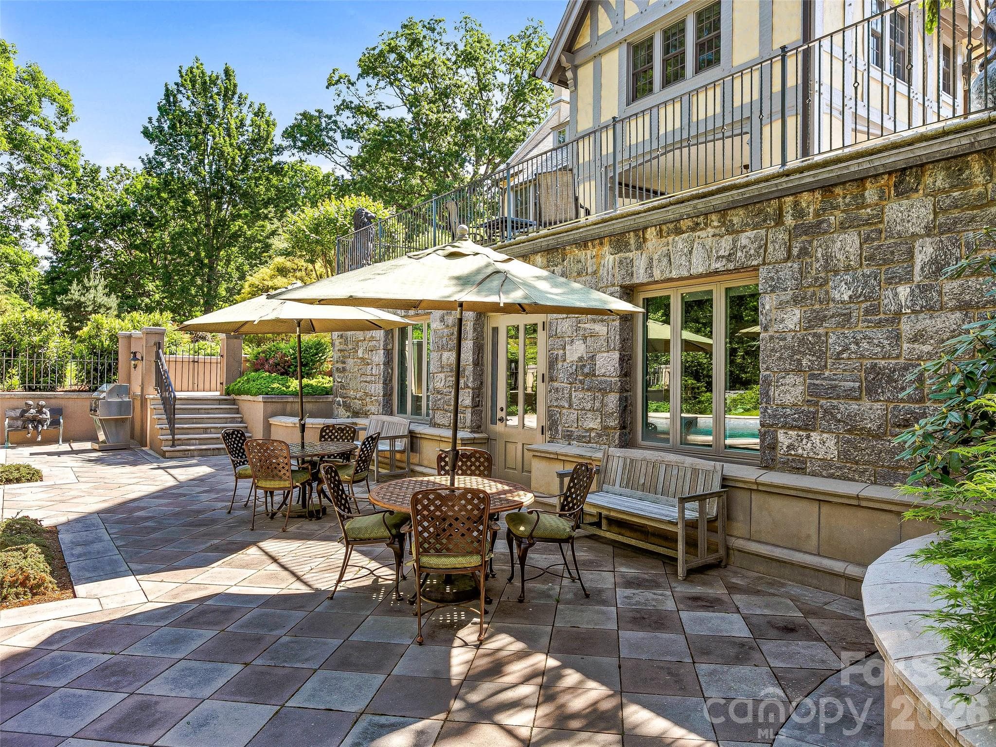 Pool terrace - Biltmore Forest
