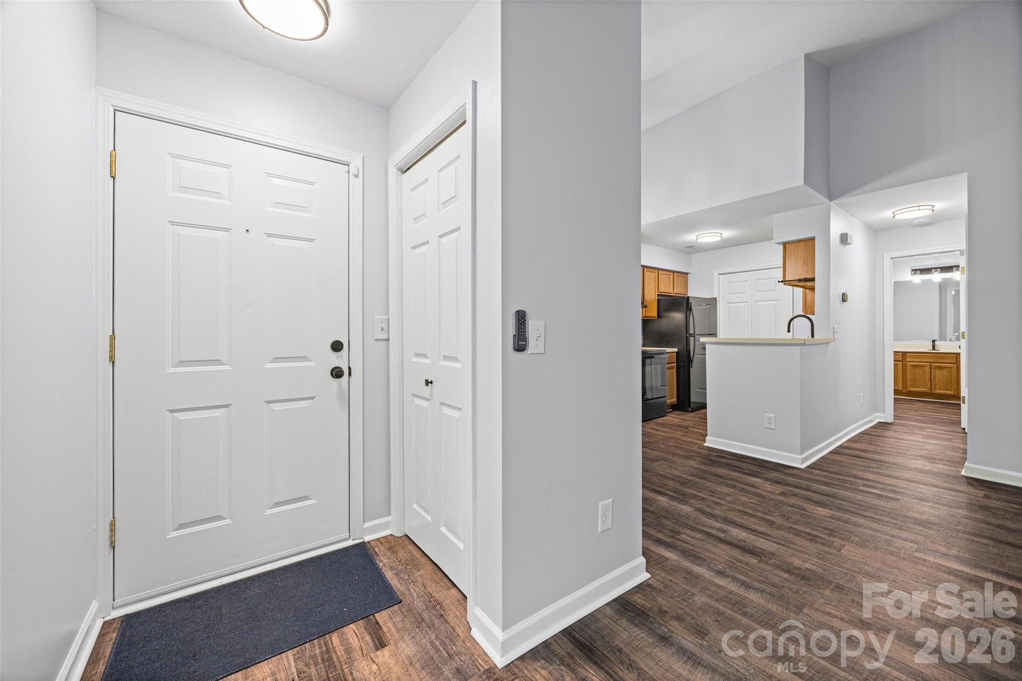 Foyer with coat closet - Charlotte