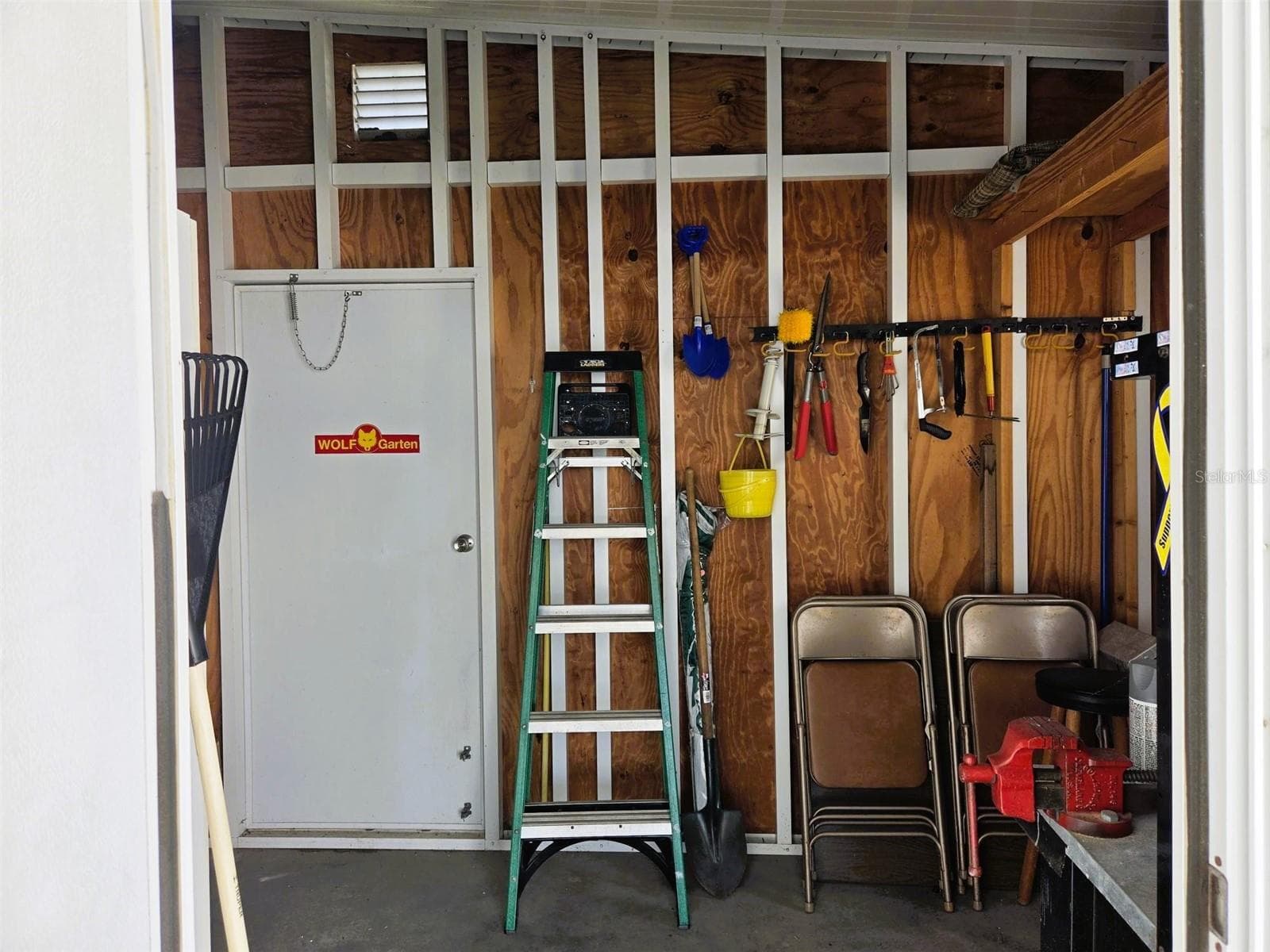 Shed with door out to back yard - 3324 OVERCUP OAK TER, SARASOTA