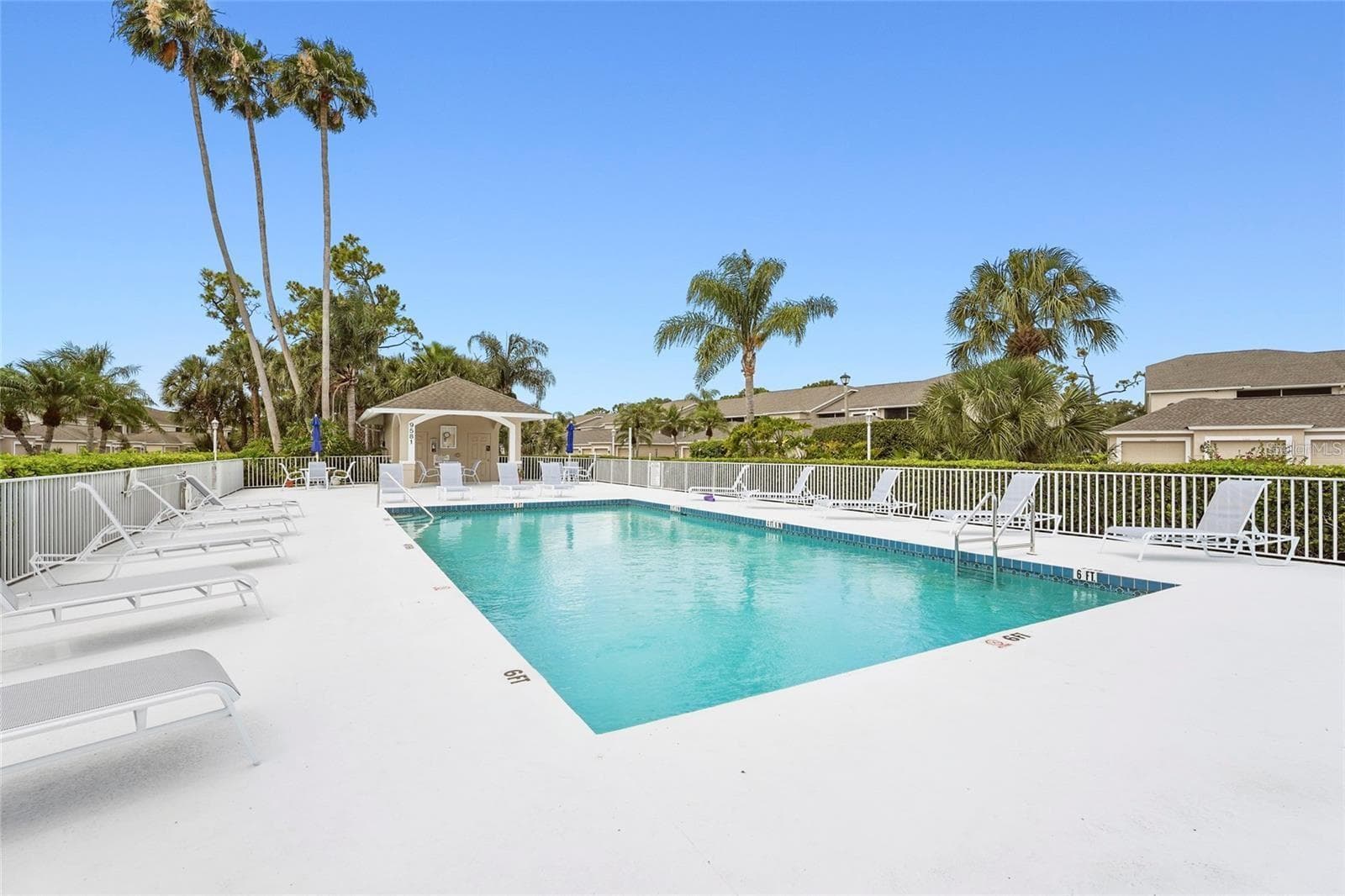 VERANDA GREENS COMMUNITY POOL OFFERING POOL YOGA! - 9550 HIGH GATE DR #1525, SARASOTA