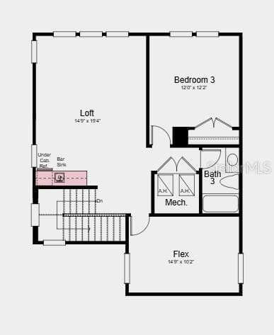 Floor 2 - Additional Highlights Include: 10' ceilings, 8' interior doors, impact windows, pool and spa, 4' extended garage, and upgraded laminate flooring - 10581 ECLIPSE ST, SARASOTA