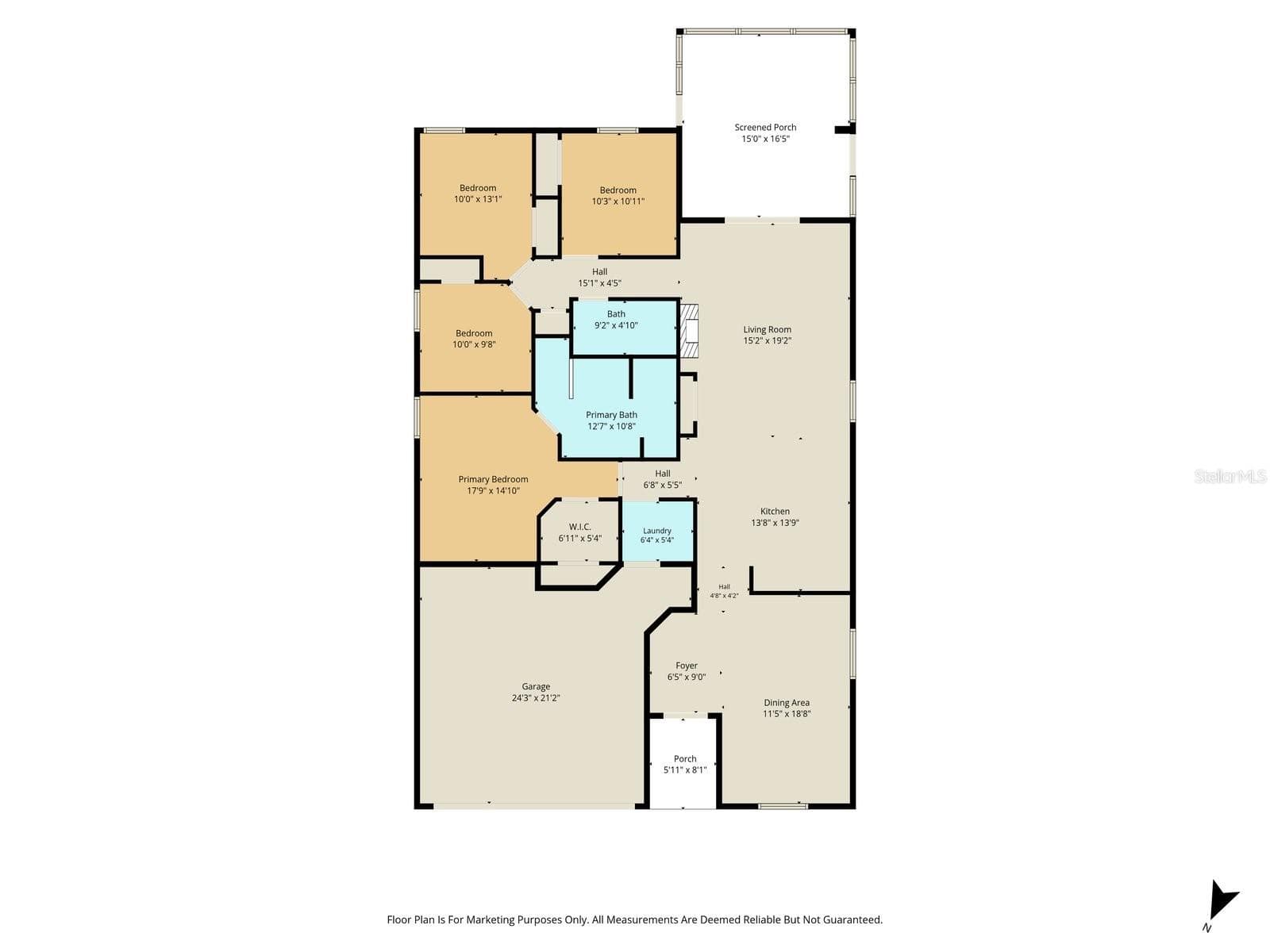 Floor plan - 12200 PINE FINCH AVE, WEEKI WACHEE