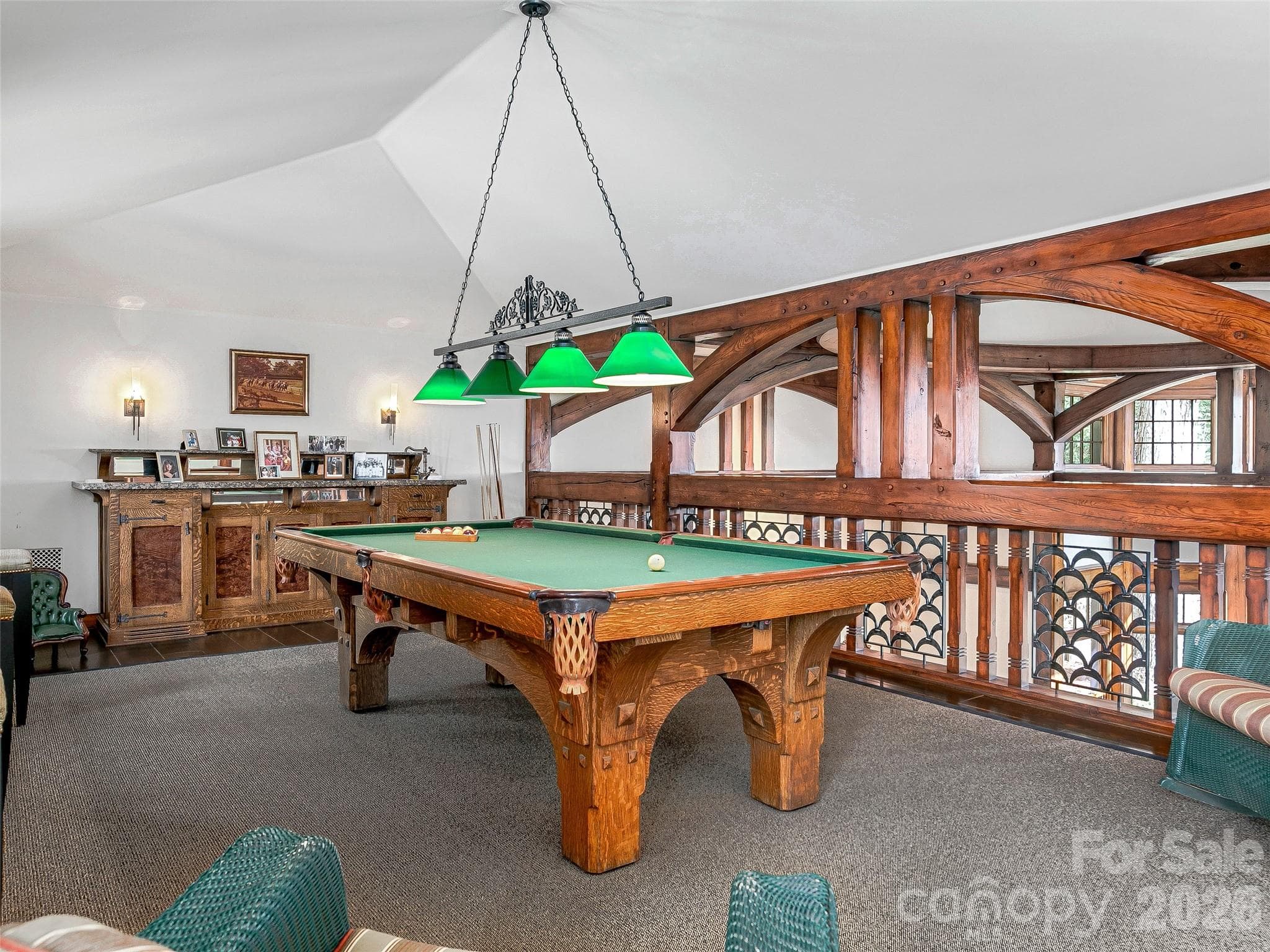 One of two billiards rooms - Biltmore Forest
