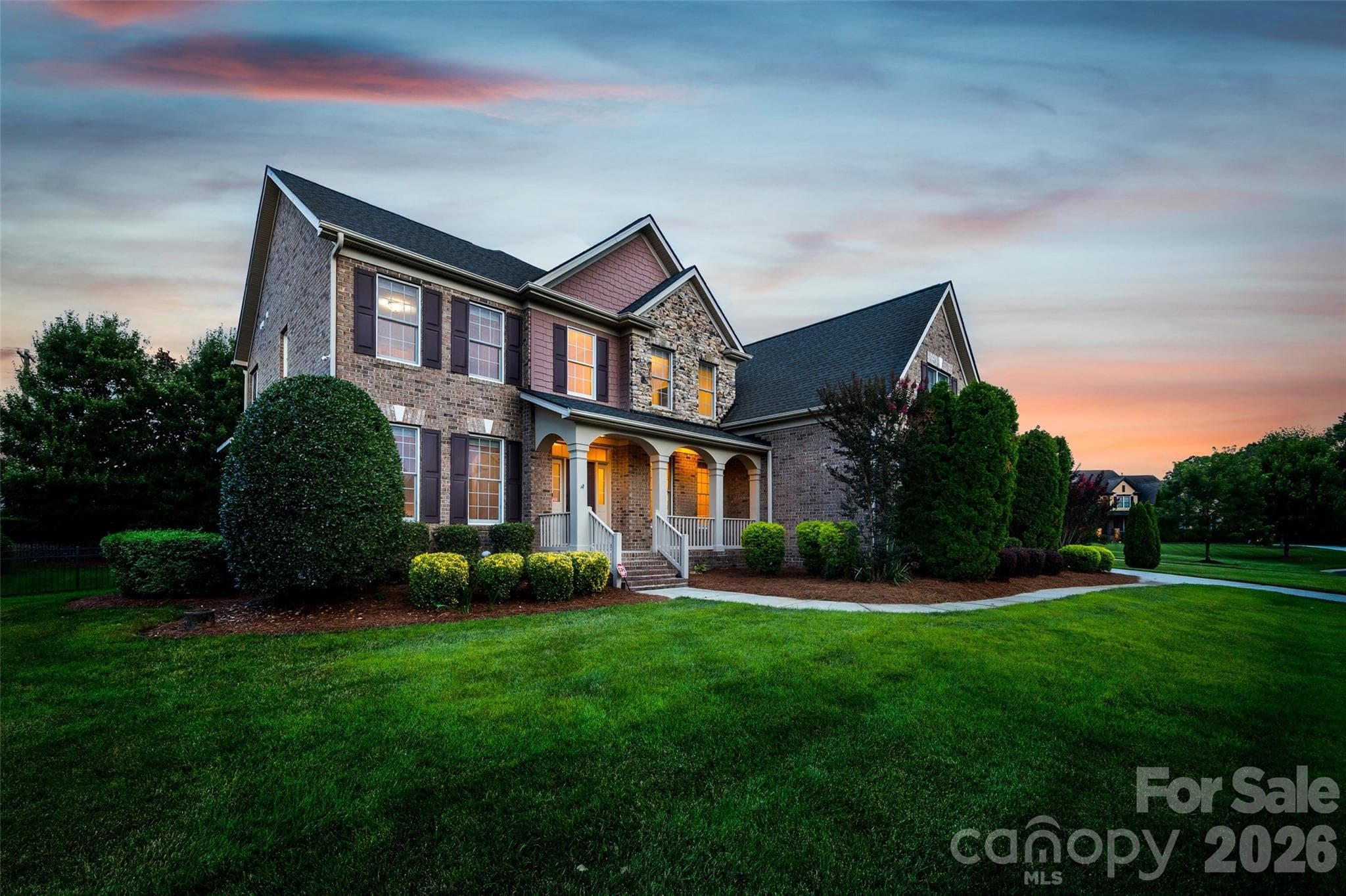 Twilight view - 117 Turkey Hunt Court, Marvin