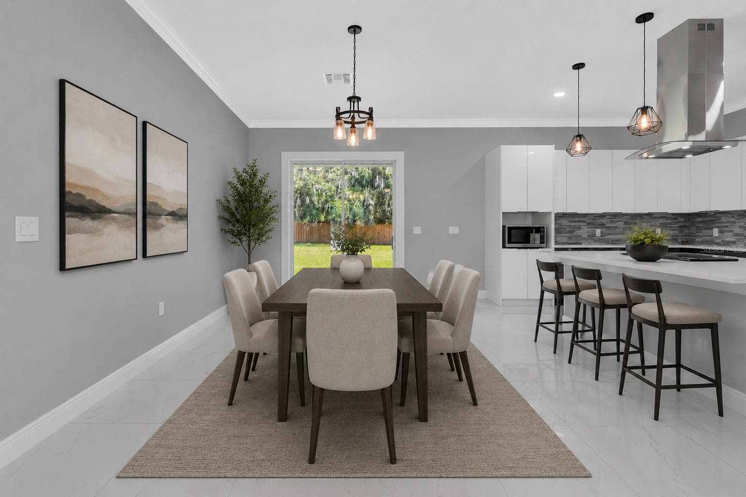 STAGED DINNING - 319 WATER SHORE DR, LEESBURG